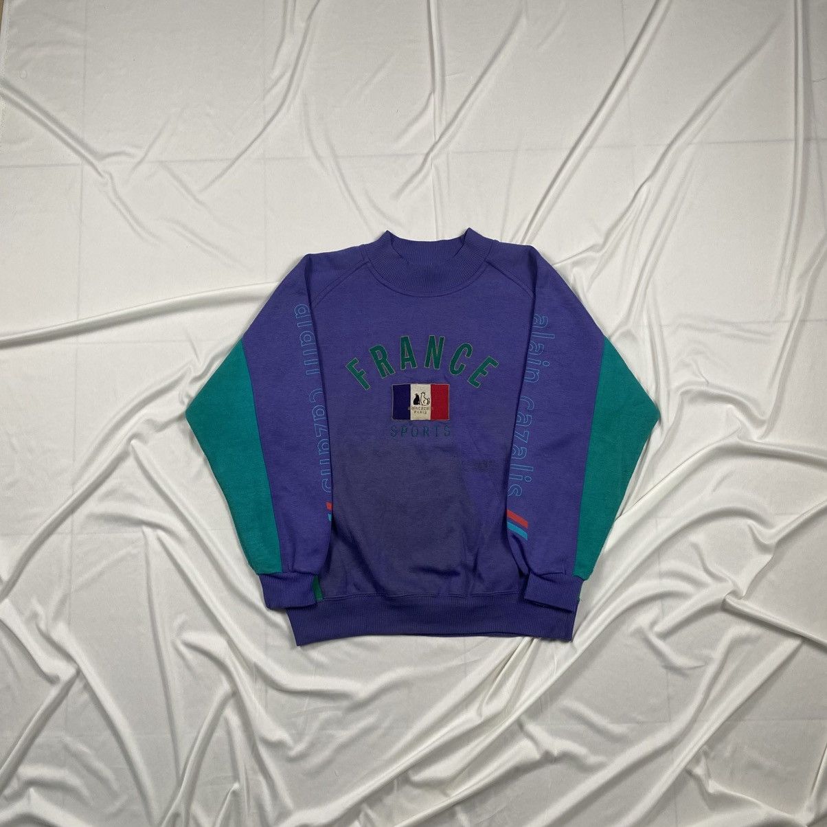 Other Vintage 90s Alain&Cazalis France Sports Crewneck Size US M / EU 48-50 / 2 - 1 Thumbnail