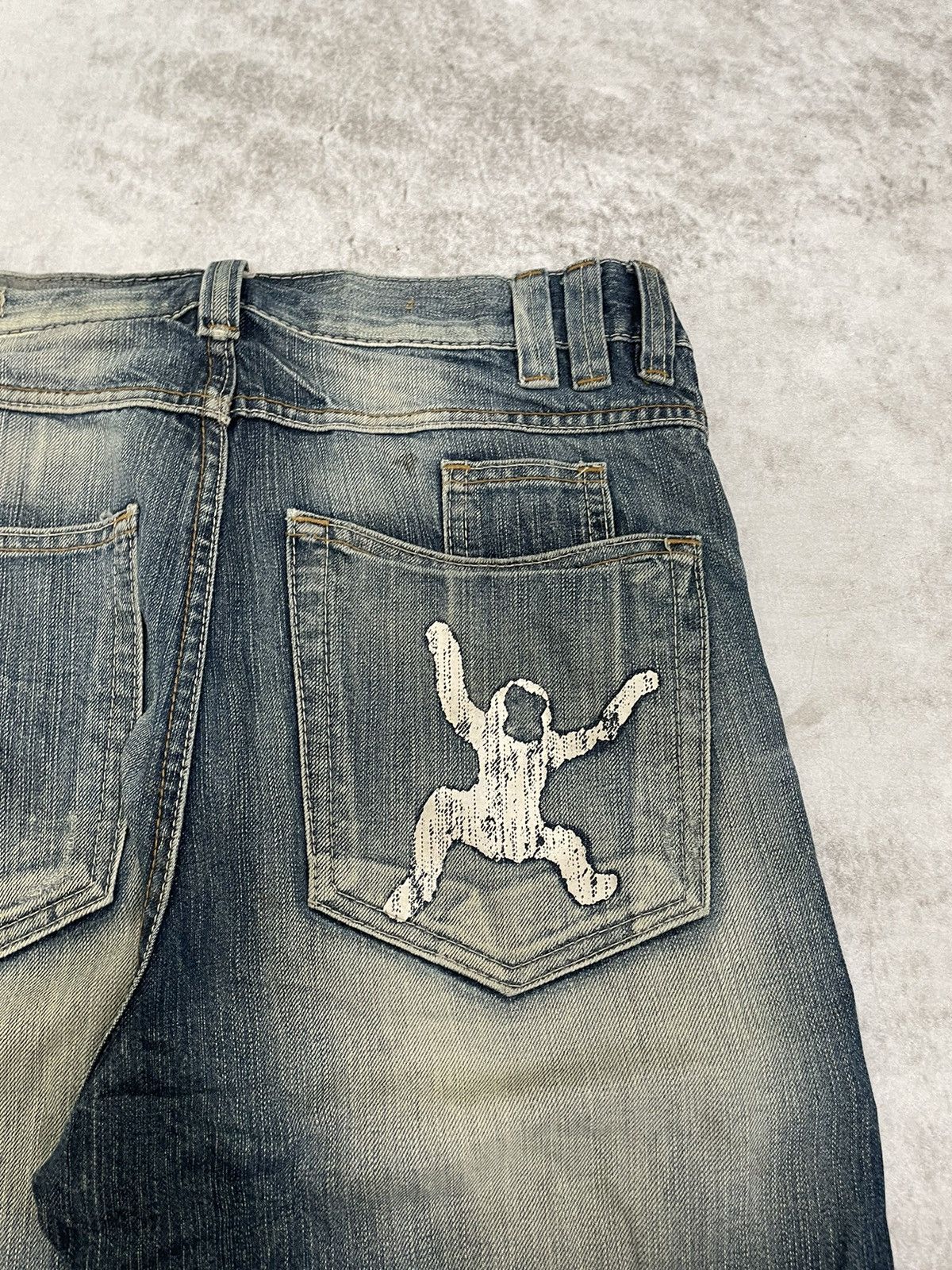 Hysteric Glamour × If Six Was Nine × Le Grande Bleu (L.G.B.) 2000s snm japan apee paint wash denim y2k style Size US 30 / EU 46 - 3 Thumbnail