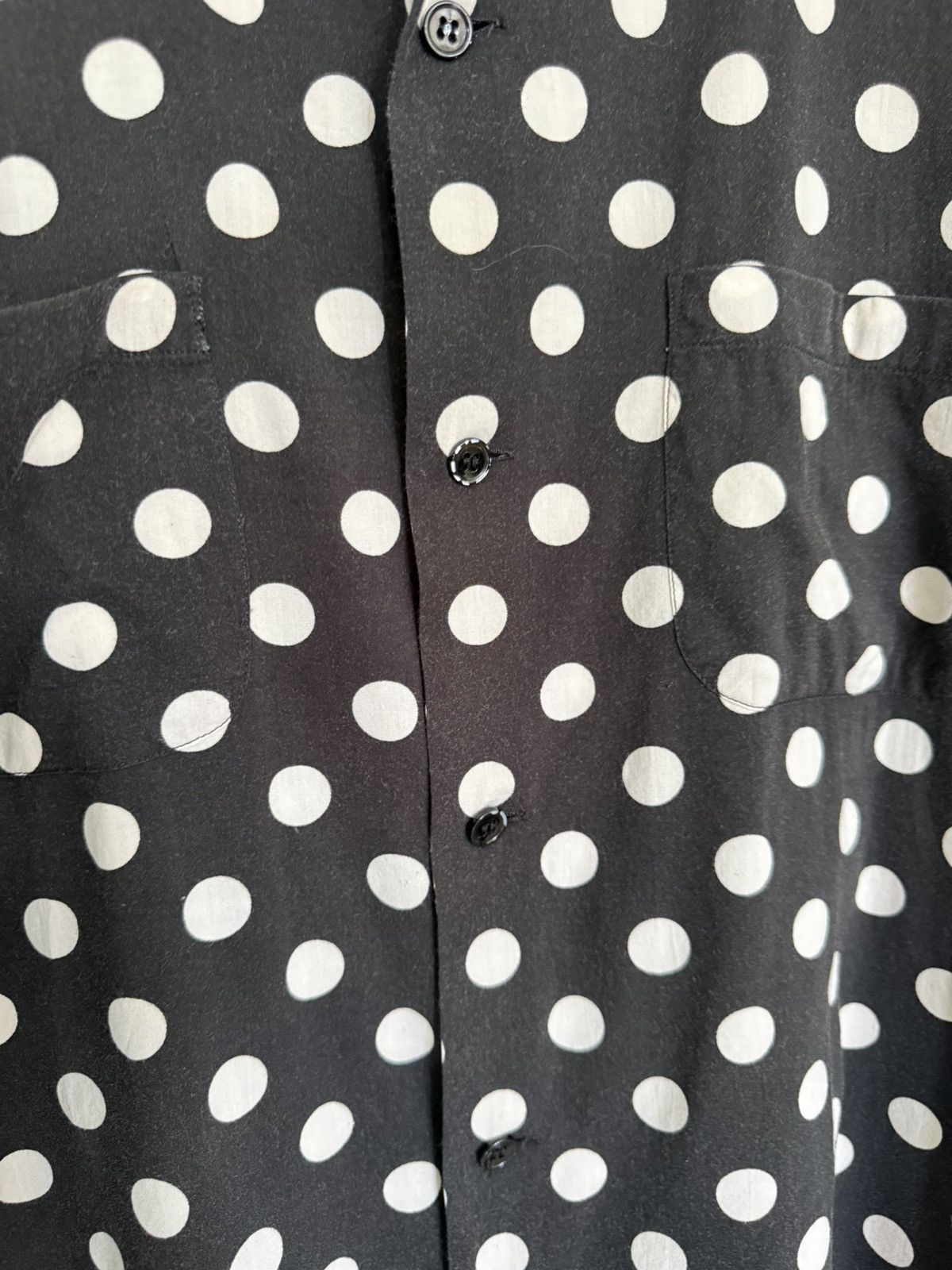Saint Laurent Paris SS16 Saint Laurent polka dot Hawaiian shirt Hedi Slimane 40 Size US L / EU 52-54 / 3 - 13 Thumbnail