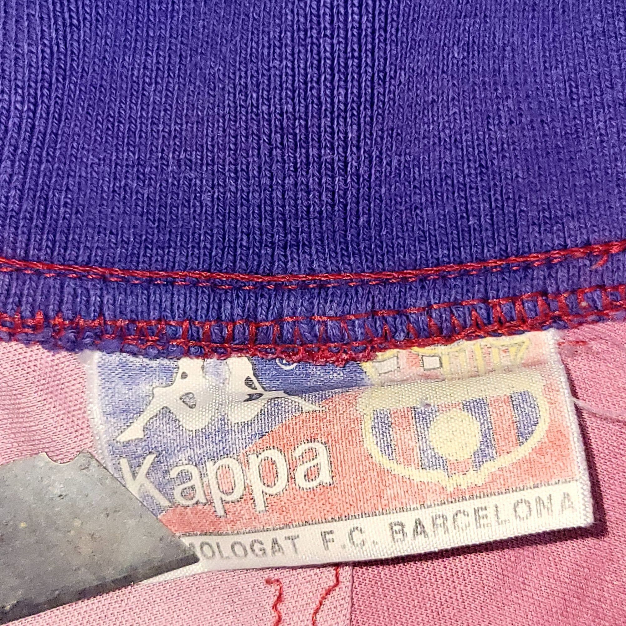 Kappa Romario Kappa Barcelona 1994 1995 Long Sleeve Soccer Jersey Size US L / EU 52-54 / 3 - 4 Thumbnail