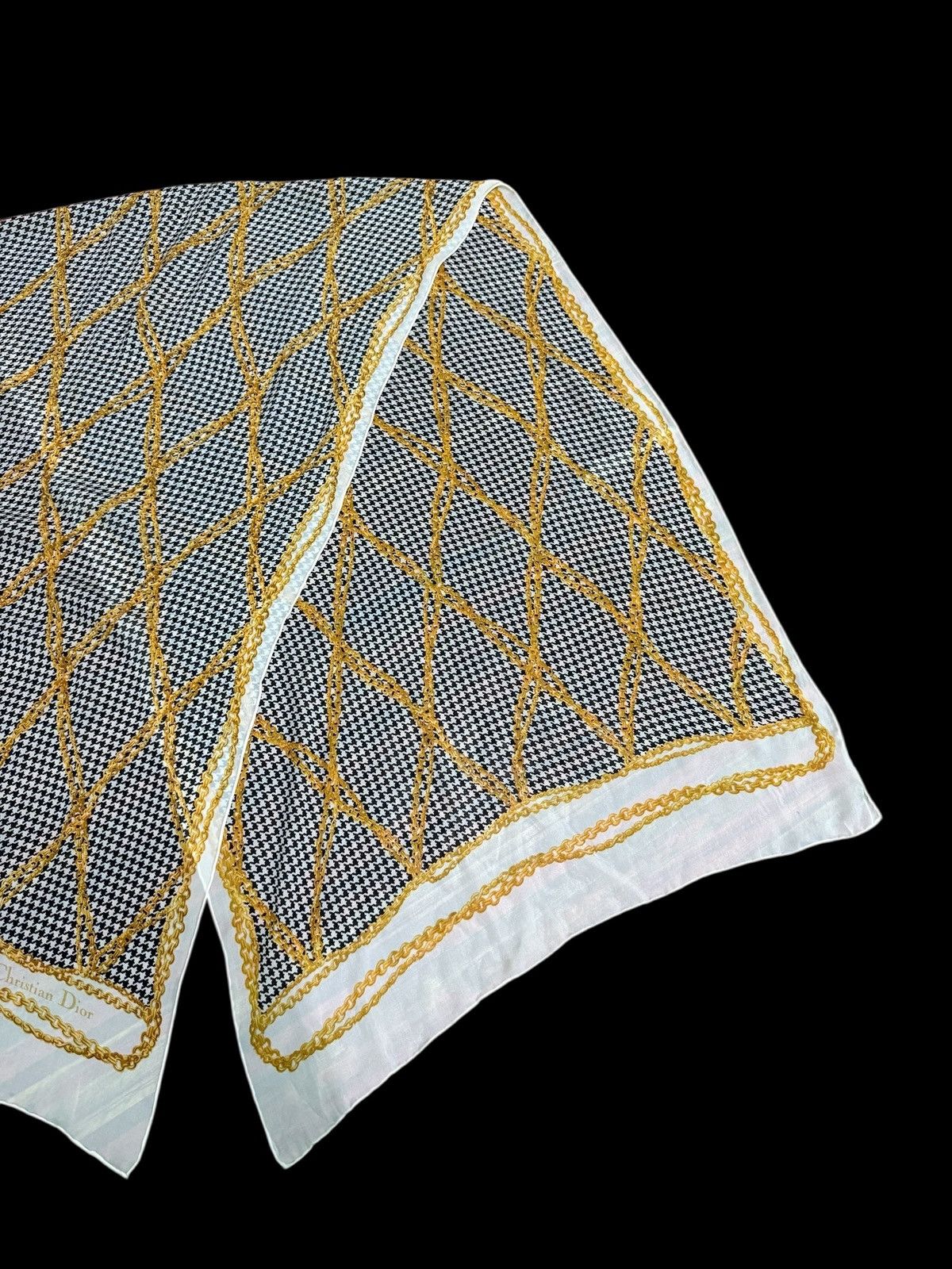 Christian Dior Monsieur RARE VINTAGE CHRISTIAN DIOR SILK SCARF Size ONE SIZE - 3 Thumbnail