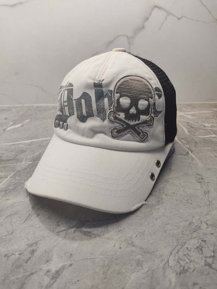 Japanese Brand Skulls By Dohc Distressed Style Cap Hat Size ONE SIZE - 1 Thumbnail
