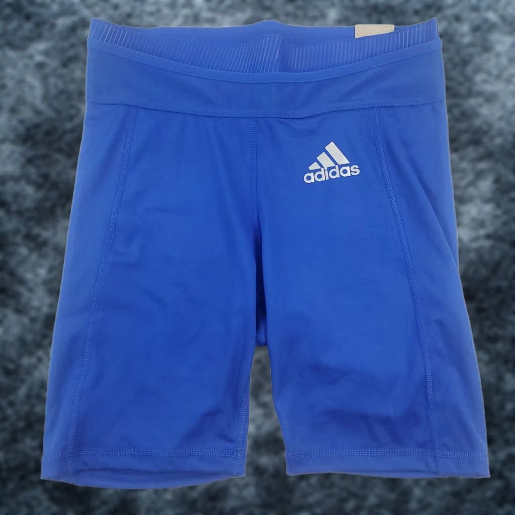 Adidas Adidas Primegreen Aeroready Techfit Mid Rise Royal Blue Volleyball Short M Women'S Athletic Activewear Sports 90s? Size 32" / US 10 / IT 46 - 1 Thumbnail