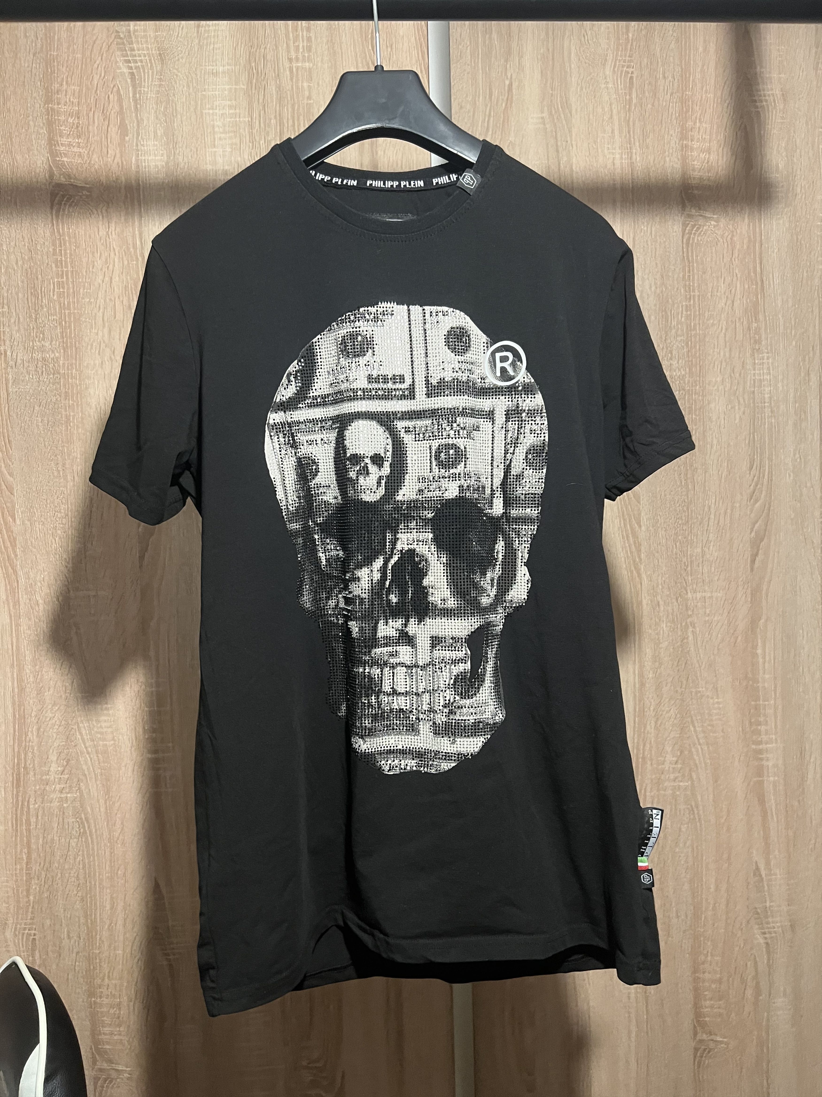 Philipp Plein Philip Plein t shirt scull big logo 🔥 Size US XL / EU 56 / 4 - 1 Thumbnail