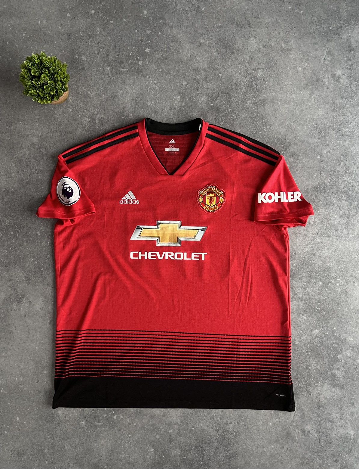 Adidas × Vintage Adidas Manchester United Rashford Premier League Football Size US XXL / EU 58 / 5 - 3 Thumbnail