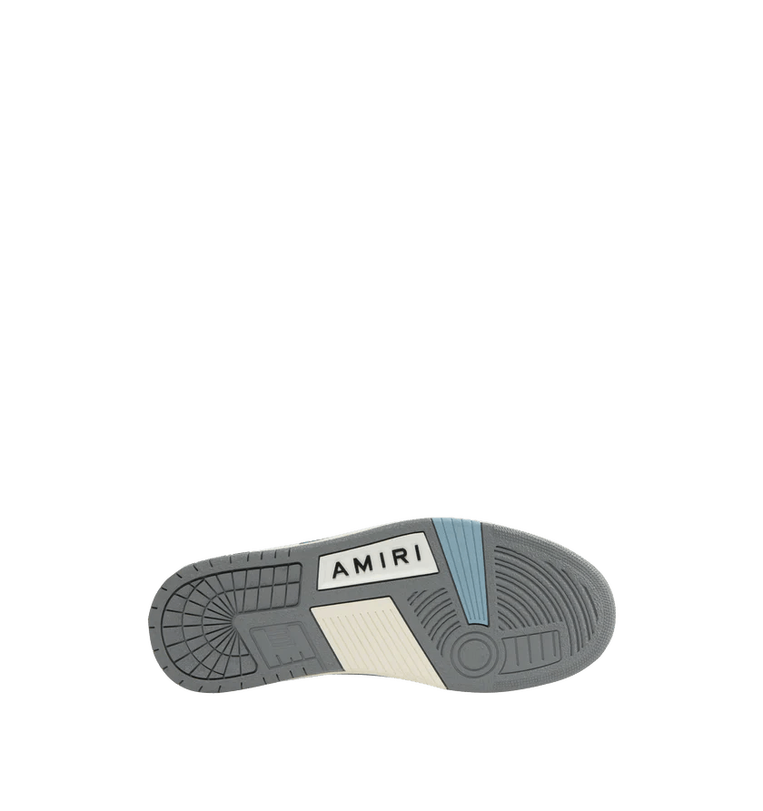 Amiri o1h1sh10525 Varsity Skel Low Top Sneaker in Sky Blue Size US 12 / EU 45 - 5 Thumbnail