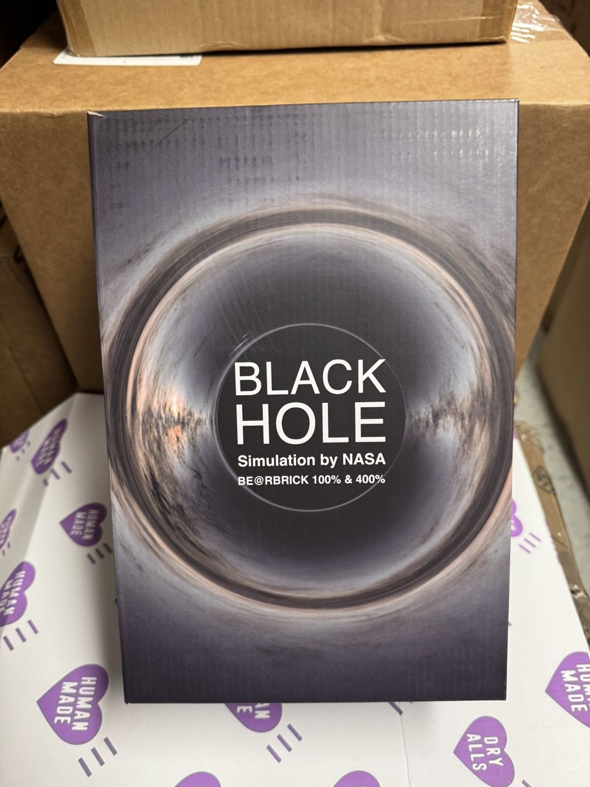 Medicom Toy Bearbrick × NASA Black Hole 100% & 400% Set Size ONE SIZE - 2 Thumbnail