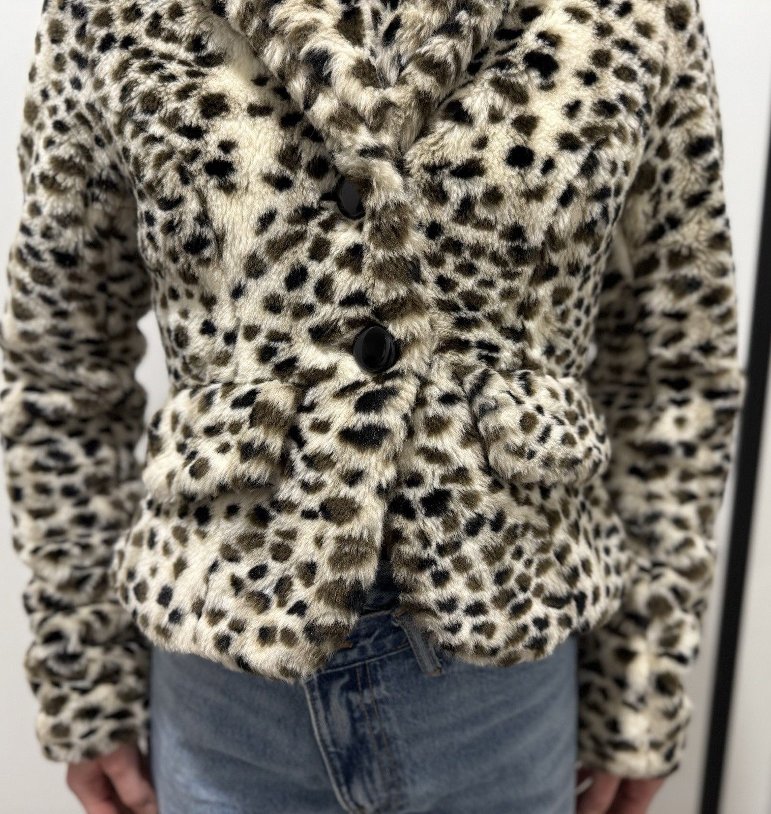 Miss Sixty Killah Faux Fur Jacket vintage leopard y2k Miss sixty 60 Size XS / US 0-2 / IT 36-38 - 9 Thumbnail