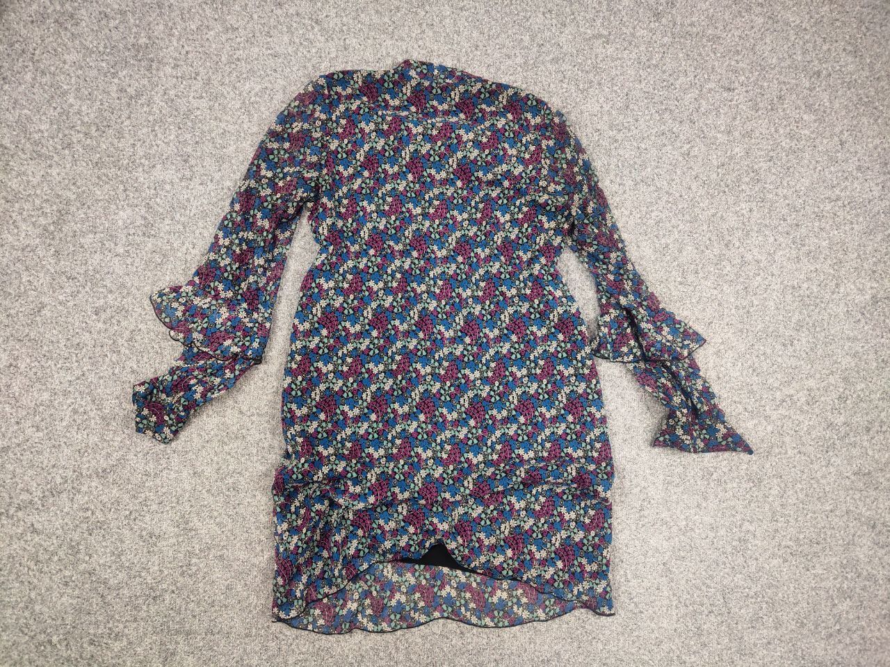Anna Sui Anna Sui design mixed silk dress dolman Long sleeve tunik Size M / US 6-8 / IT 42-44 - 12 Thumbnail