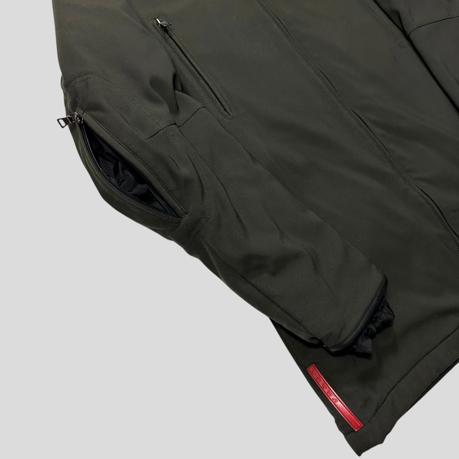 Prada Prada Sport 1999 Balaclava Fleece Lined Moto Jacket IT50 (L) Size US L / EU 52-54 / 3 - 4 Thumbnail