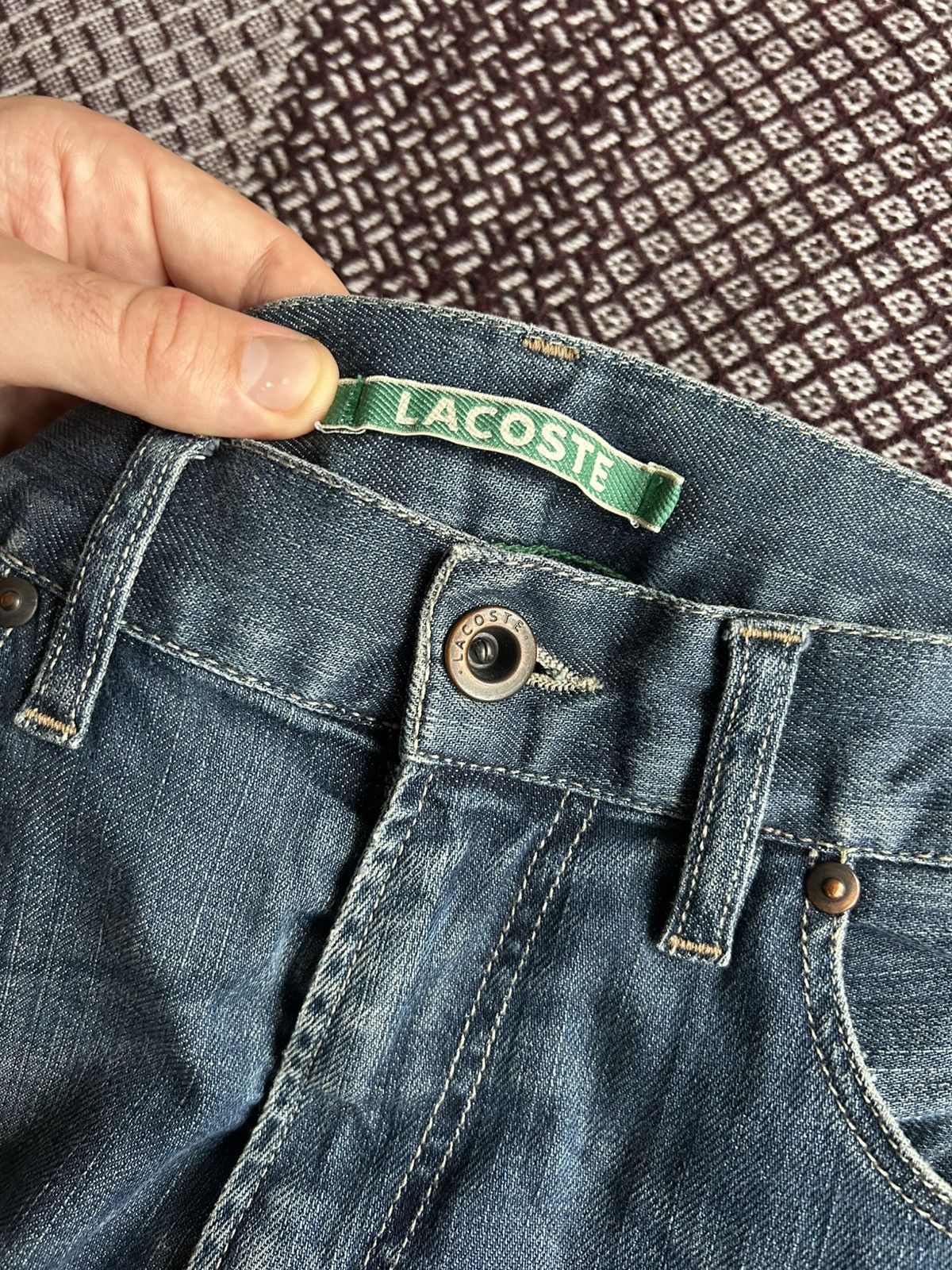 Lacoste Vintage Lacoste Denim Jeans Faded Washed Pants Unisex Sz 32 Size US 32 / EU 48 - 10 Thumbnail