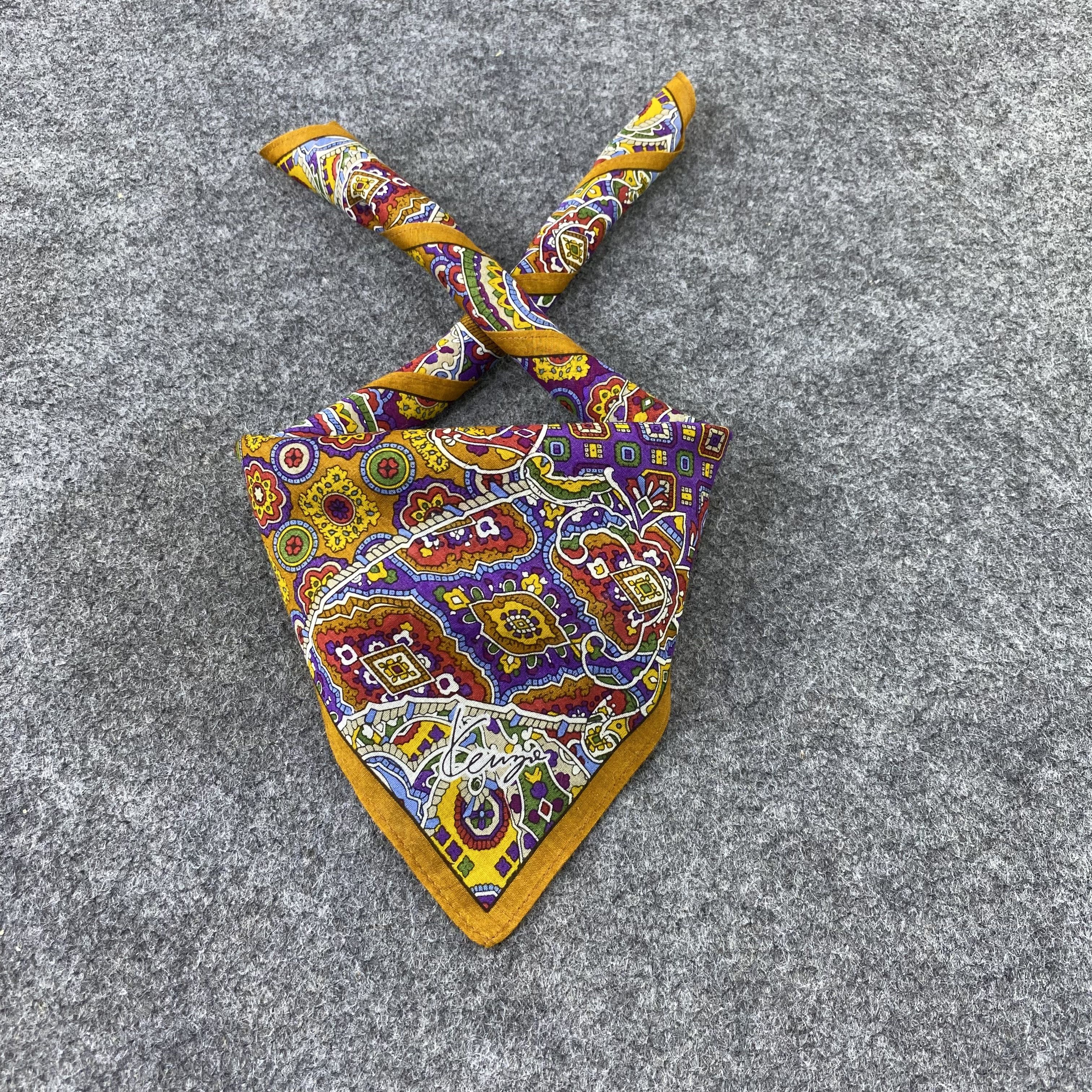 Kenzo Kenzo Pislee Handkerchief / Bandana / Neckerchief-B1389 Size ONE SIZE - 2 Thumbnail