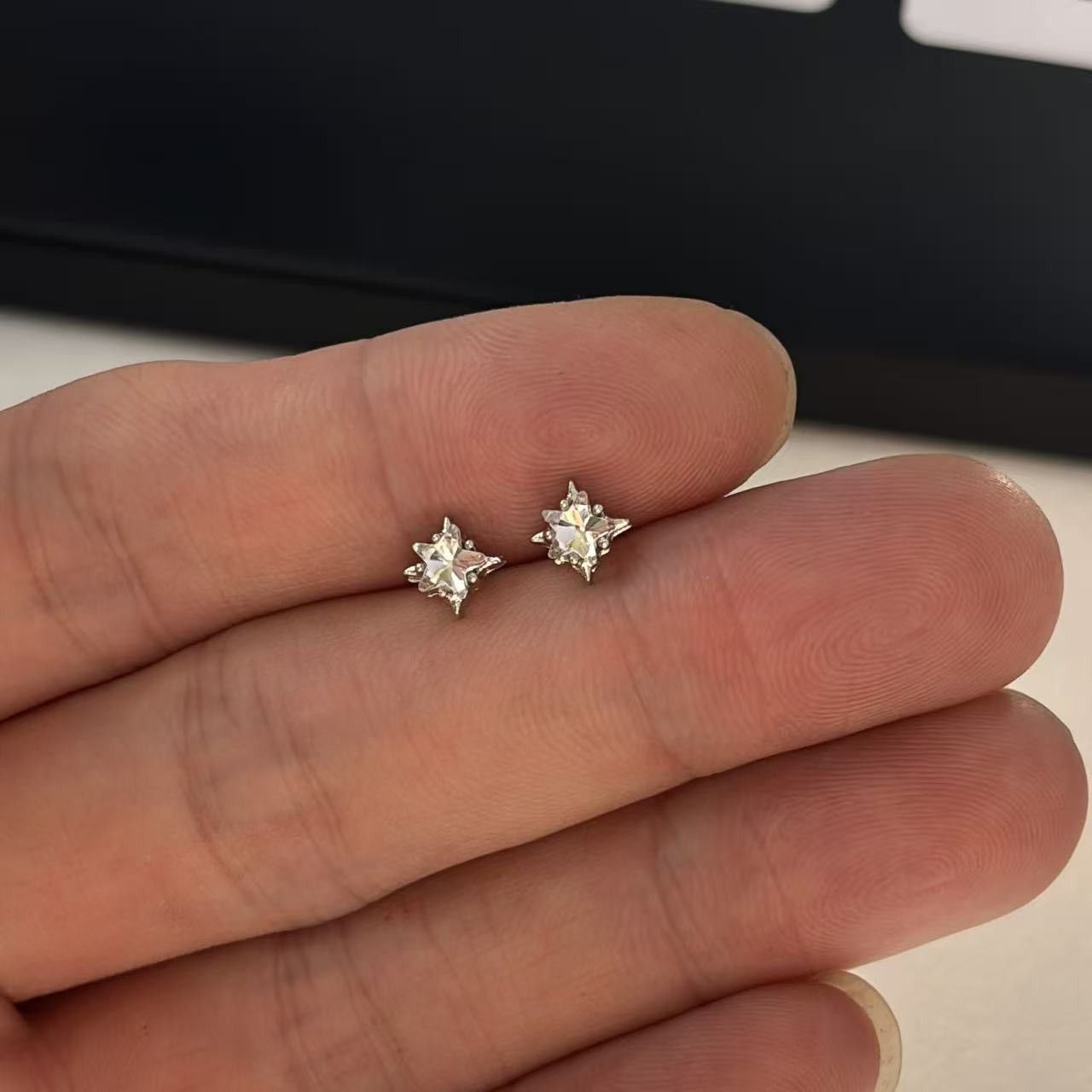 Other 7mm Small Mini Star Stud Earrings for Men Women Size ONE SIZE - 5 Thumbnail