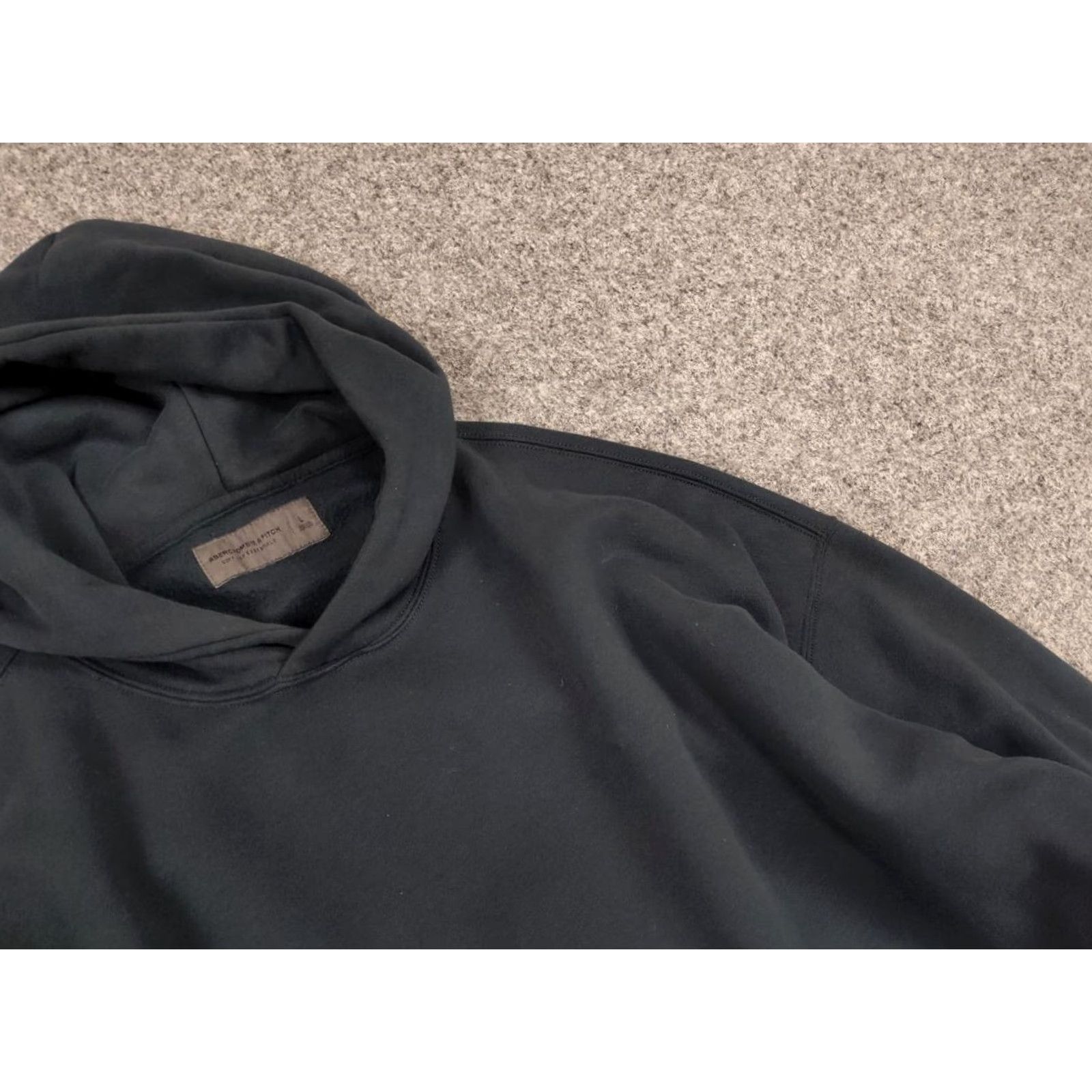 Abercrombie & Fitch Abercrombie & Fitch oversized essential hoodie Hoodie Mens L Dark blue gray Vintage Style Size US L / EU 52-54 / 3 - 7 Thumbnail