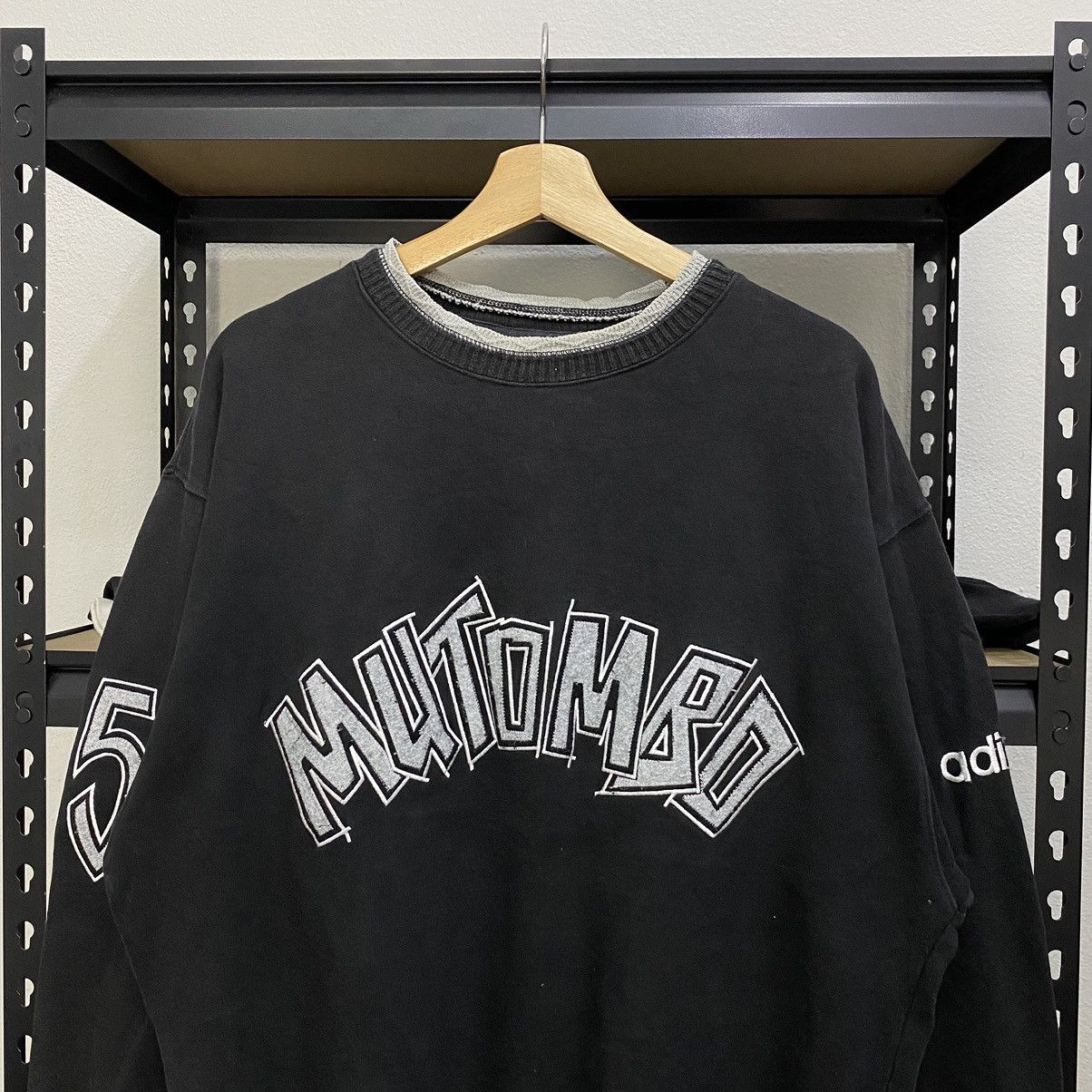 Adidas × Vintage Vintage Adidas Mutombo Embroidery Sweatshirt Crewneck❗️ Size US L / EU 52-54 / 3 - 2 Thumbnail