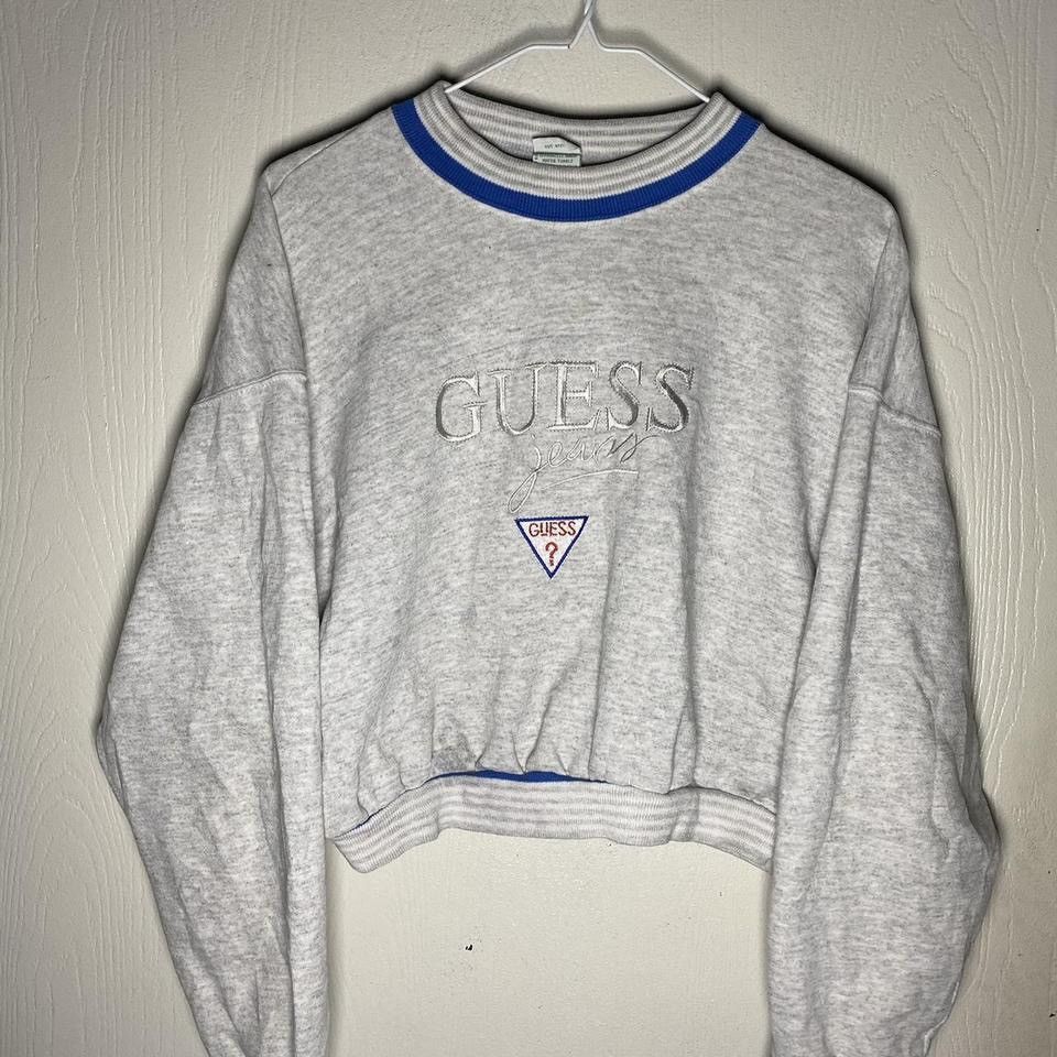 Designer × Guess × Vintage Vintage 90s Guess Crop Top Size XL / US 12-14 / IT 48-50 - 1 Thumbnail