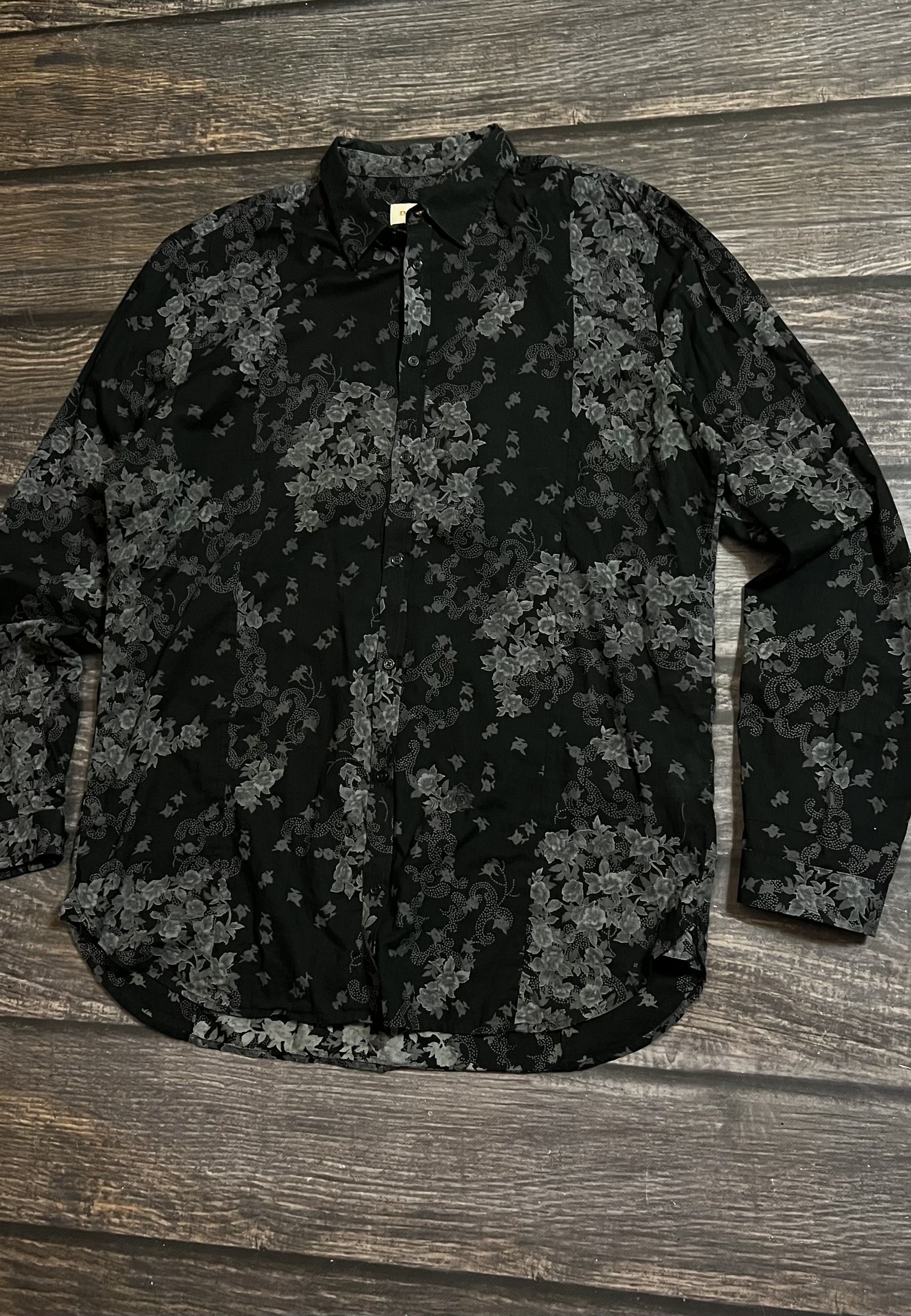 Diesel Gothic Flowers Vintage Shirt Men’s XL