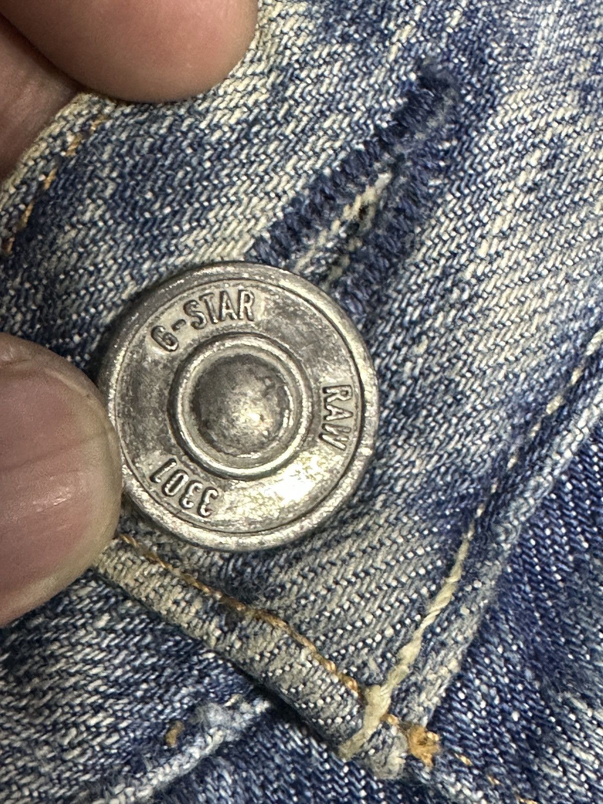 G-Star Distressed G Star Raw 3301 Denim Size US 38 / EU 54 - 5 Thumbnail