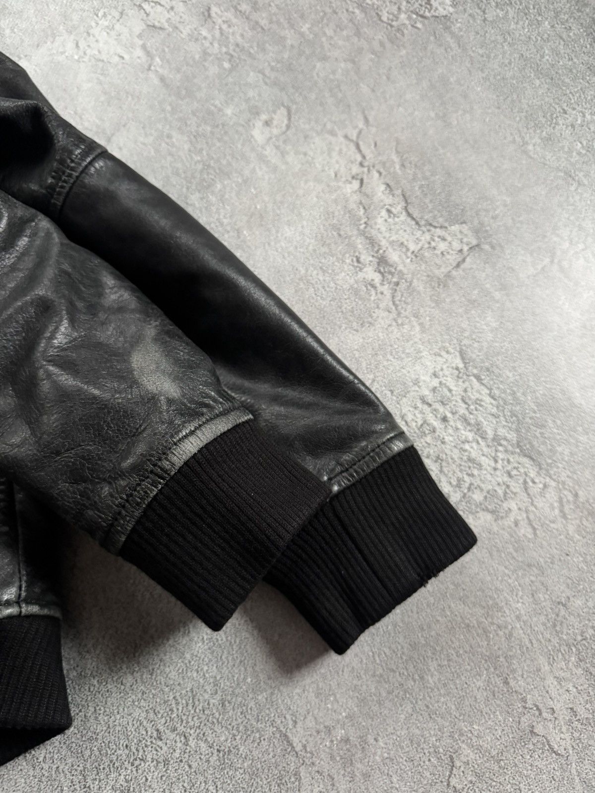 Genuine Leather Rhode Island S/size leather aviator bomber zip jacket pilot Size US S / EU 44-46 / 1 - 19 Thumbnail