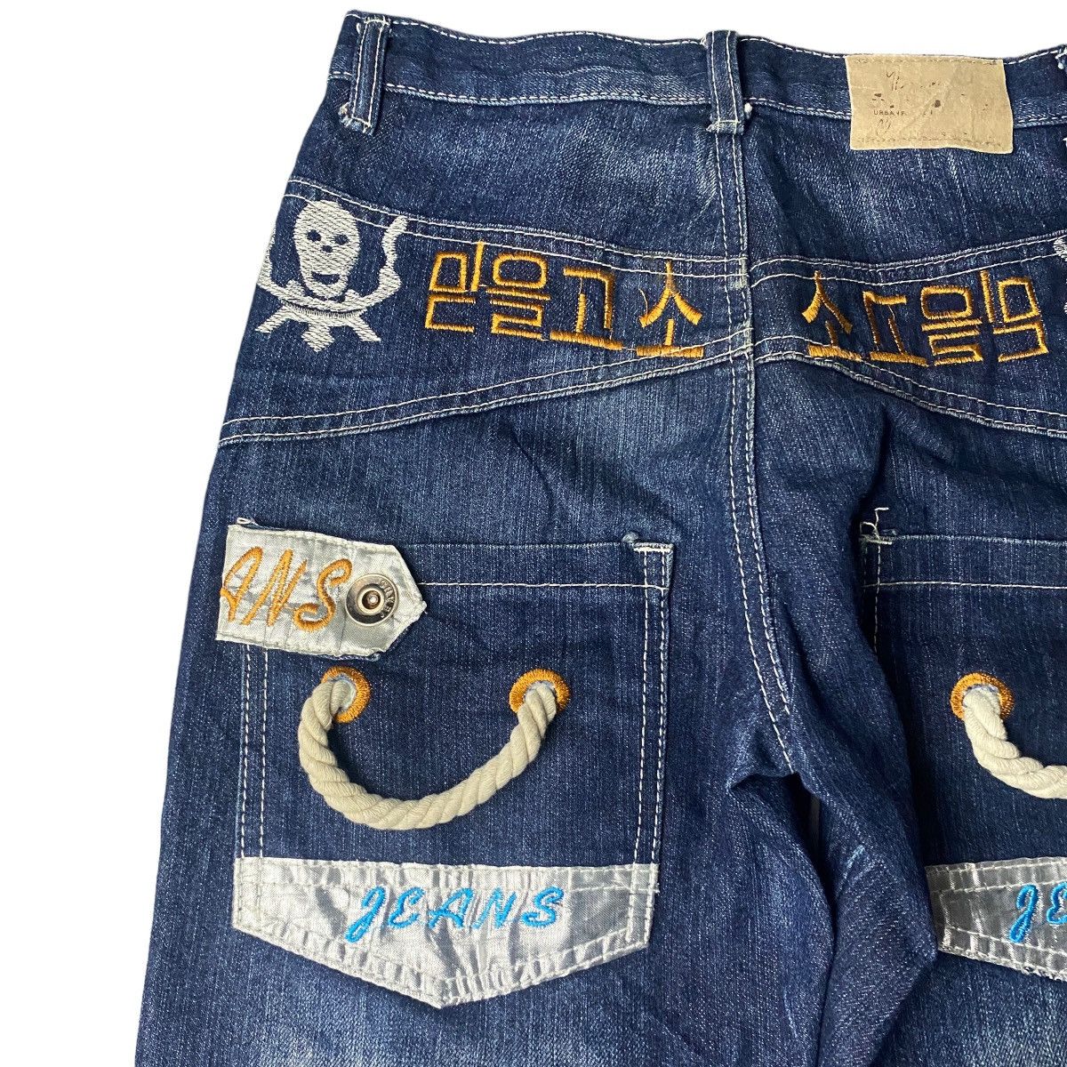 If Six Was Nine Flared Jeans Washed Skull Laced Japanese Size US 27 - 5 Thumbnail