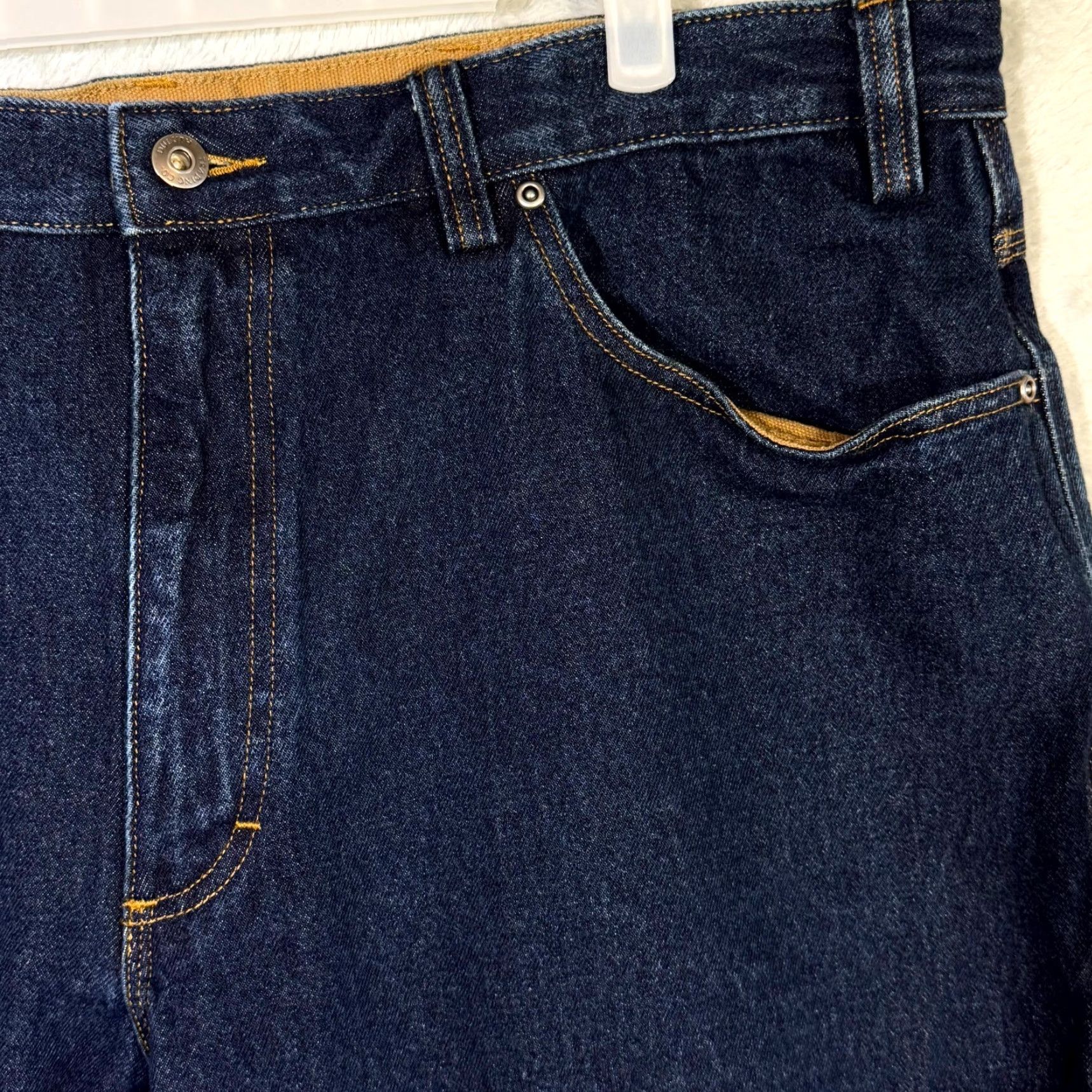 Denime Duluth Trading Men’s Crop Jeans 44×28 Blue Denim 100% Cotton Straight Leg Excell Jeans Crop Straight Men’s Denim Blue 44×28 Duluth Size US 44 / EU 60 - 4 Thumbnail
