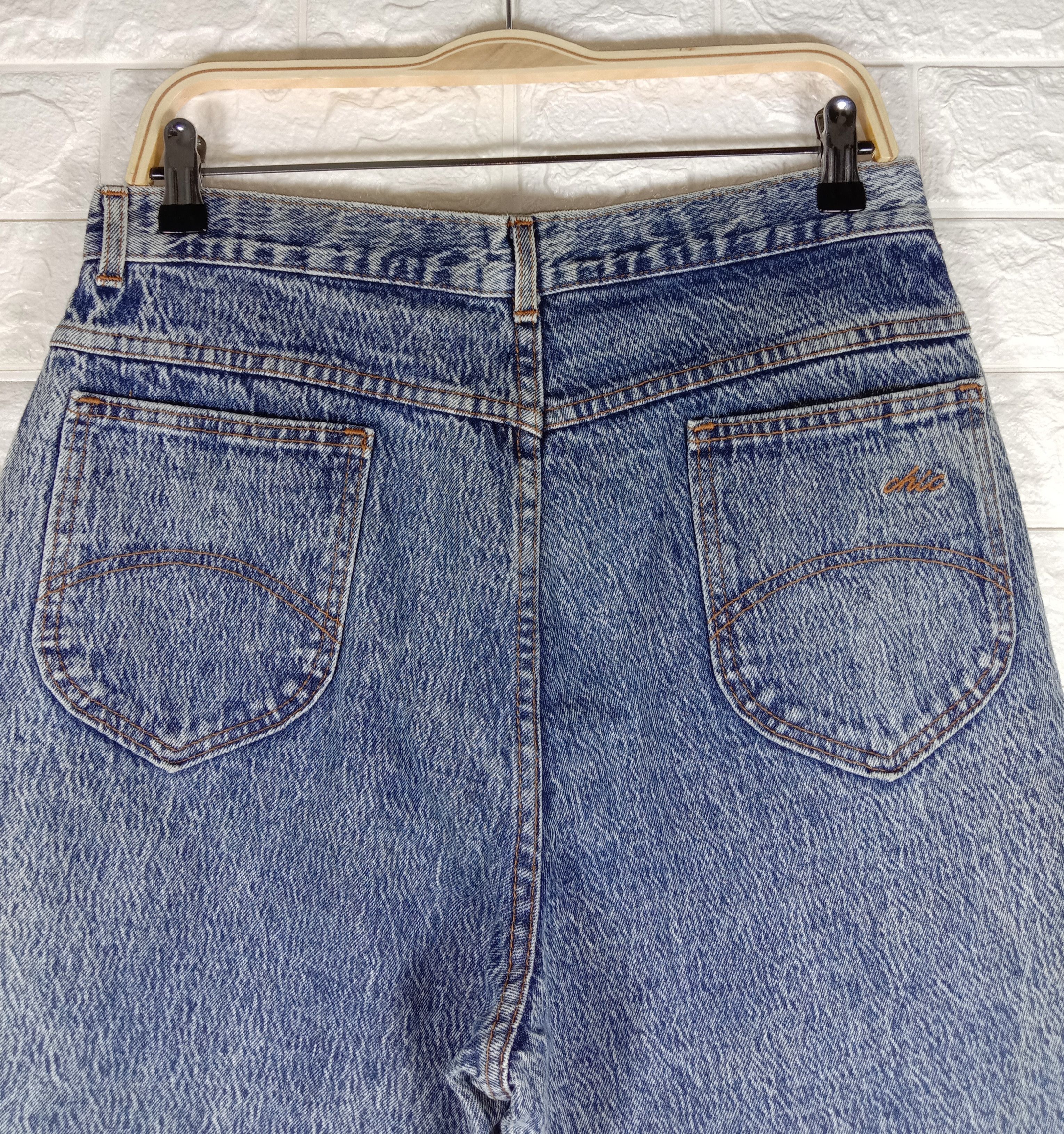 Vintage Vintage 90s CHIC Stone Wash Retro Jeans Size 33" - 6 Thumbnail