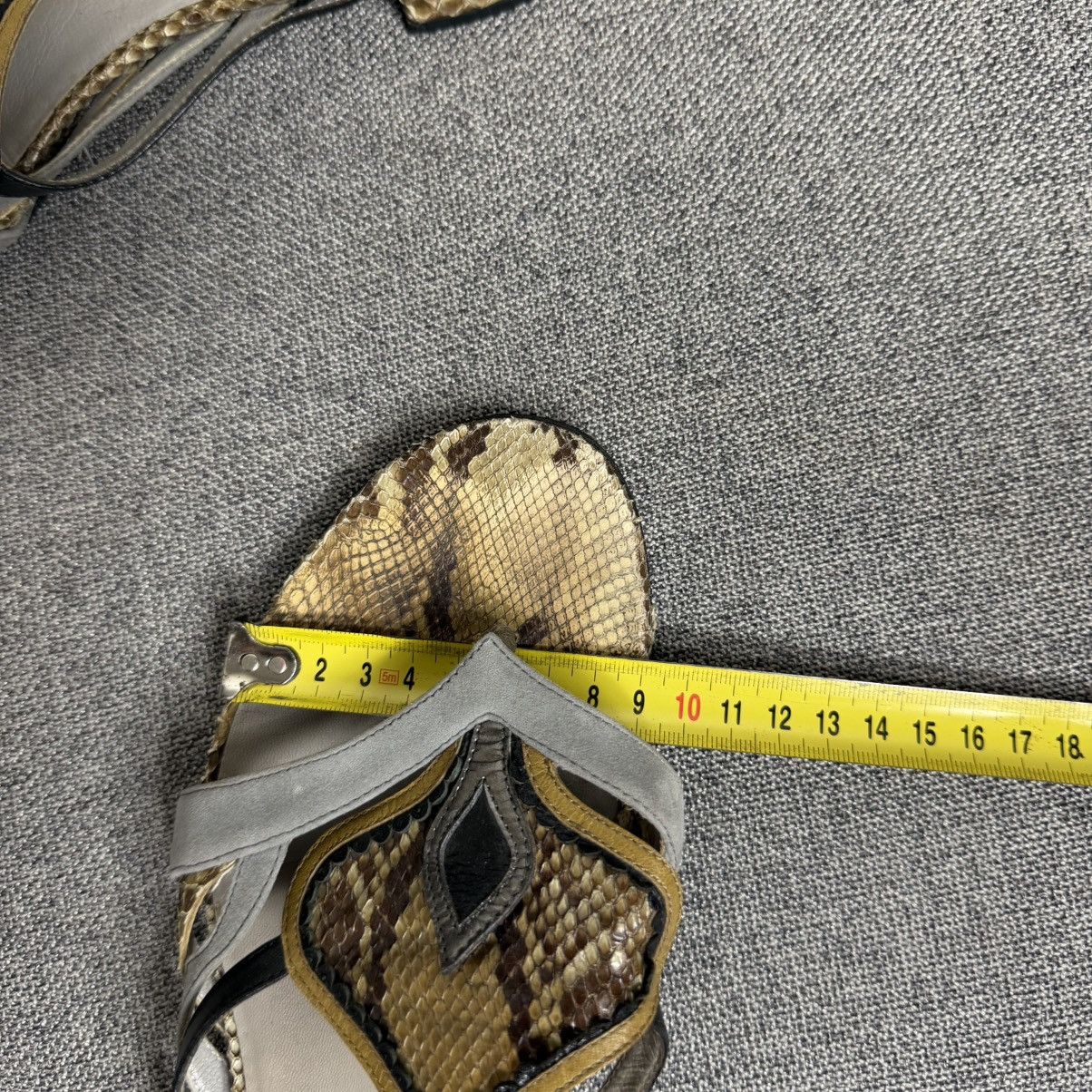 Miu Miu Vintage Miu Miu Python Leather Flip Flops Sandals 39 Size US 9 / IT 39 - 15 Thumbnail