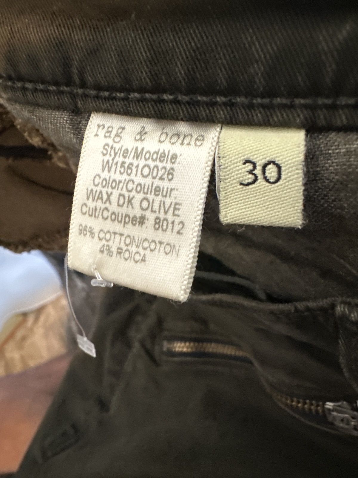 Rag & Bone Rag & Bone Kensington Olive Green Skinny Jeans Size 30" / US 8 / IT 44 - 5 Thumbnail