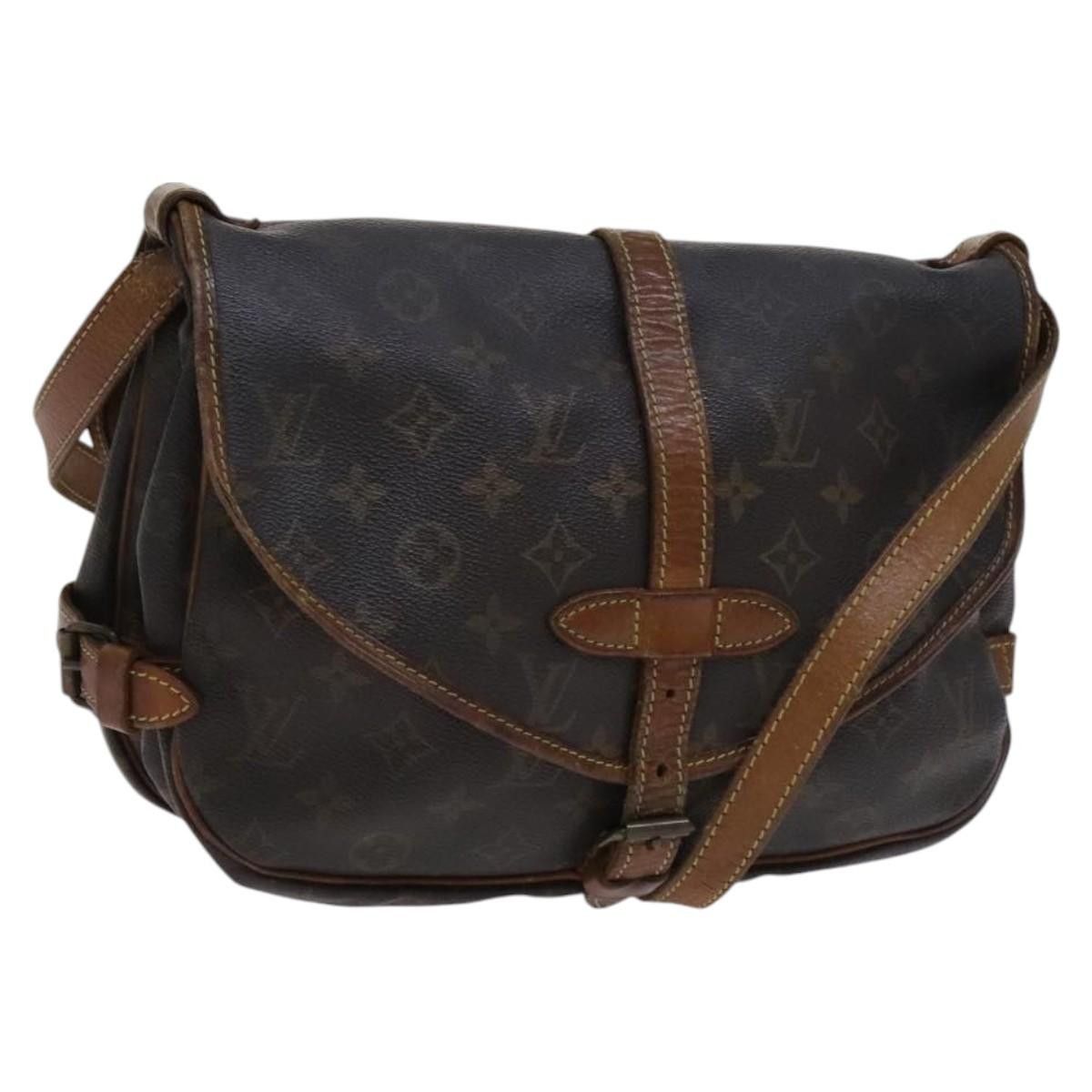 Louis Vuitton Monogram Saumur 30 Shoulder Bag M42256 Lv Auth Bd1799, Women's