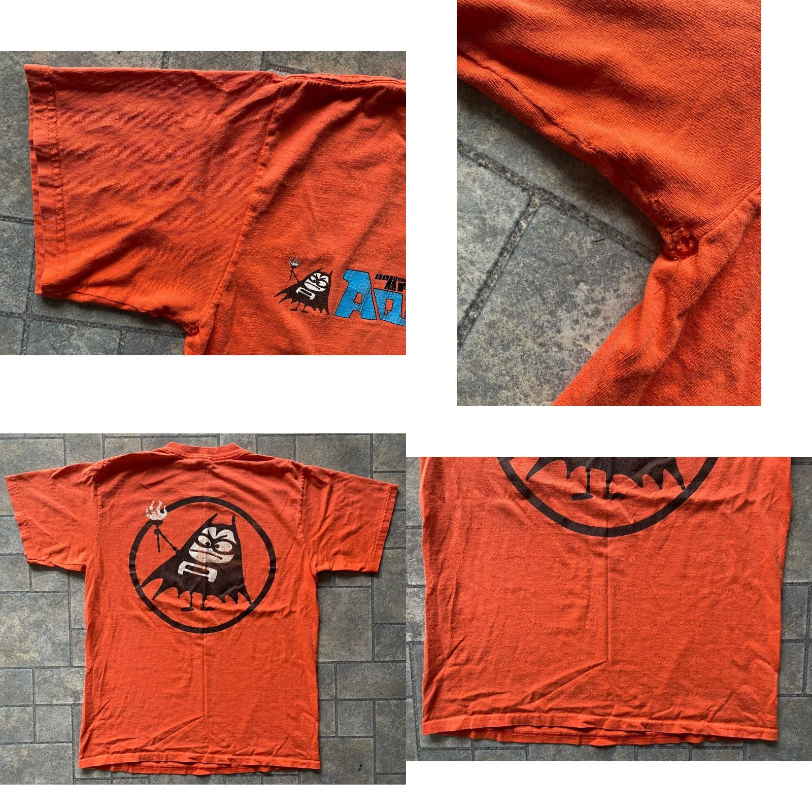 Anvil VINTAGE The Aquabats Band Shirt Men’s Medium Orange Logo 90s Y2K Anvil Tag Shirt Logo Music Band Mens M Orange Anvil 90s Vintage Size US M / EU 48-50 / 2 - 8 Thumbnail