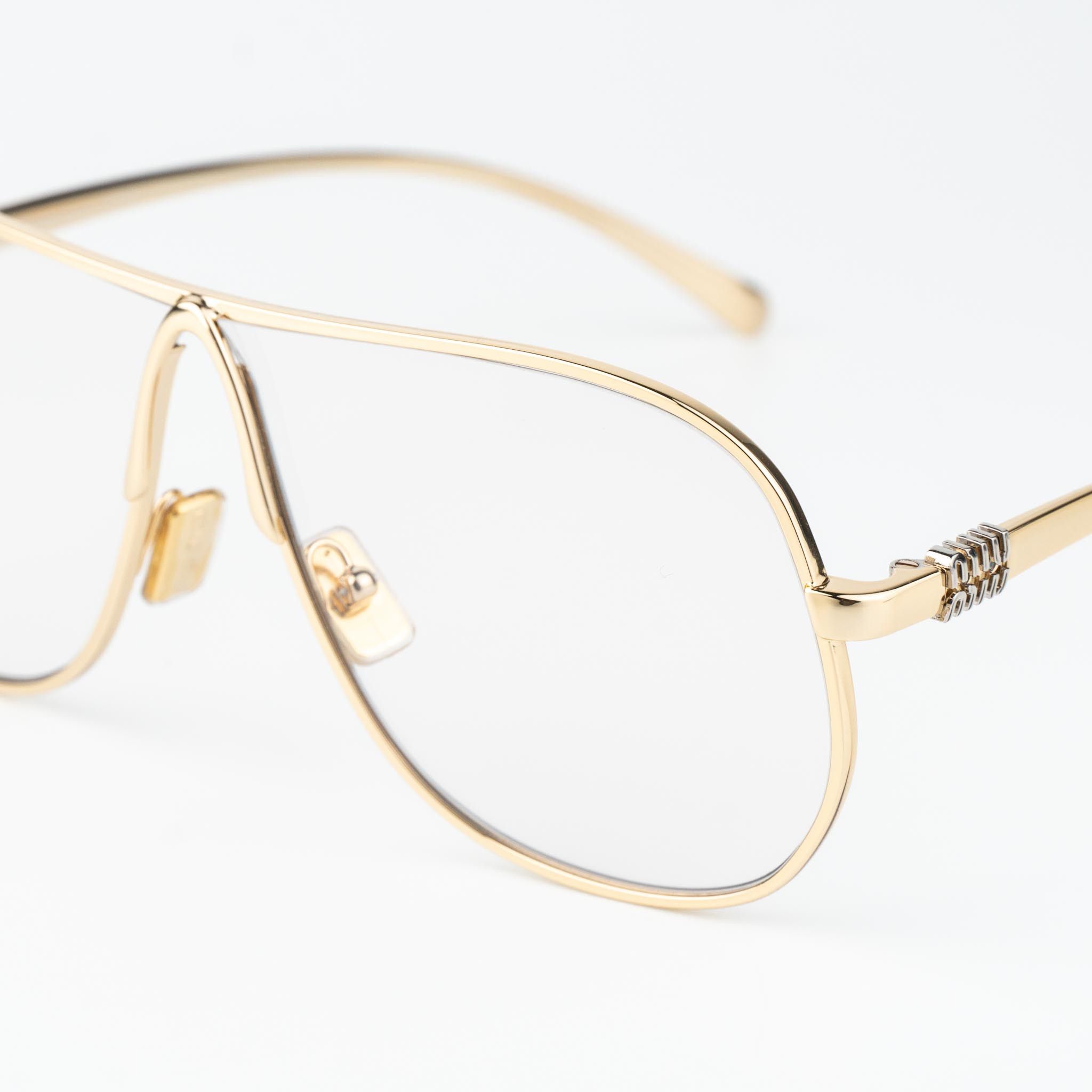 Miu Miu Miu Miu Women Eyeglasses Pilot MUA56S 5AK08N NEW AUTHENTIC Size ONE SIZE - 5 Thumbnail