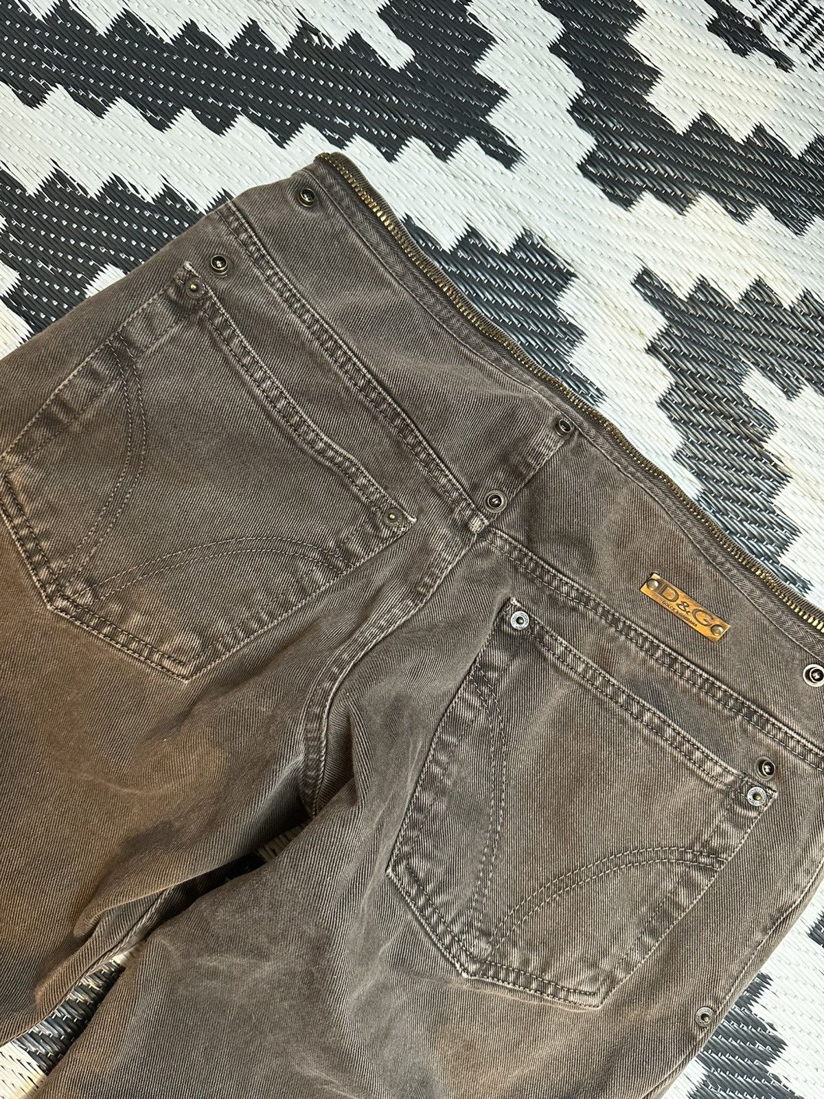 Dolce & Gabbana × Japanese Brand × Vintage Dolce & Gabbana Postarchive style Flared pants Size US 30 / EU 46 - 7 Thumbnail