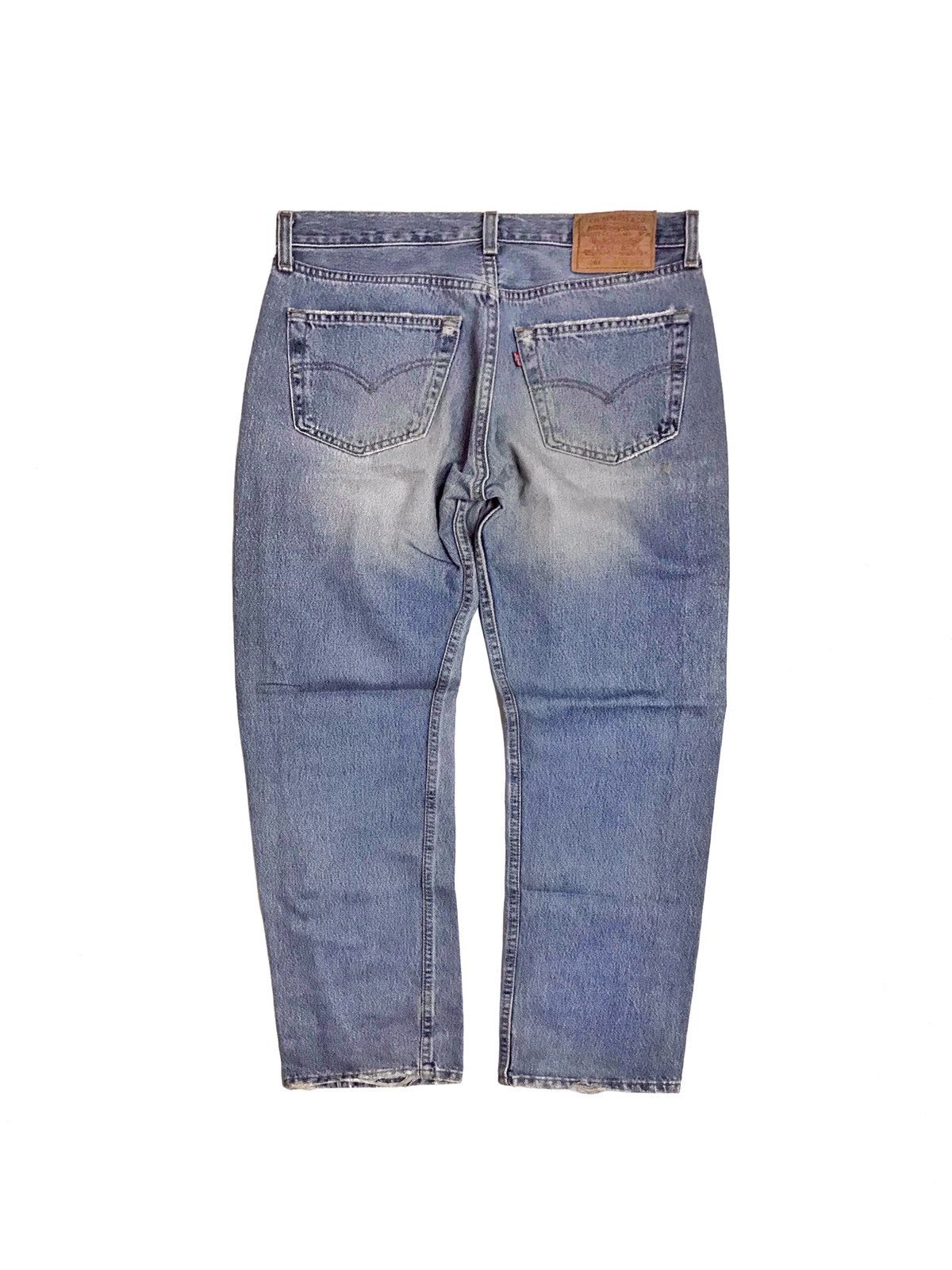 98’ Levi’s 501 Made In USA Distressed Denim Pants