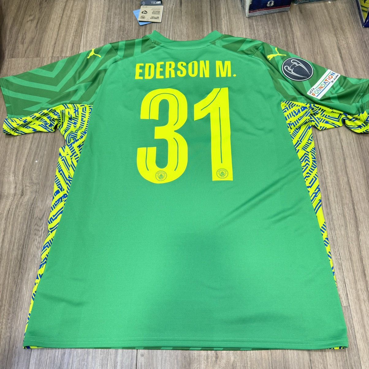 Puma Manchester City 23/24 goalkeeper shirt #31 Ederson (Bnwt) Size US L / EU 52-54 / 3 - 2 Thumbnail