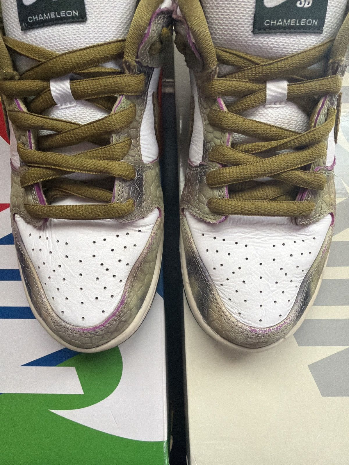 Nike SB NIKE SB DUNK LOW CHAMELEON SZ: 9M Size US 9 / EU 42 - 6 Thumbnail