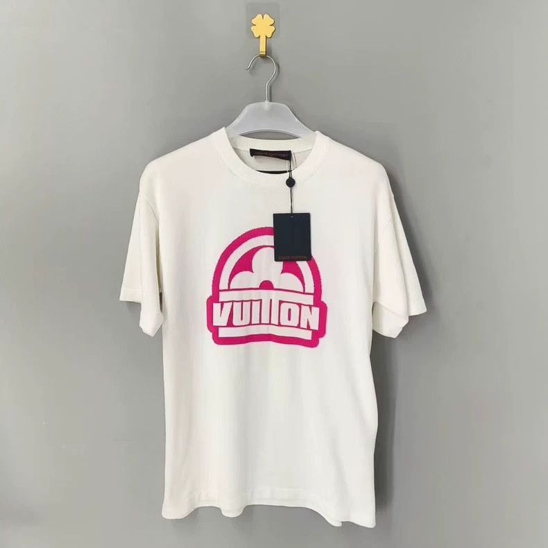 Louis Vuitton Louis Vuitton Knit Short Sleeve Logo Tee - dmc Size US M / EU 48-50 / 2 - 1 Thumbnail