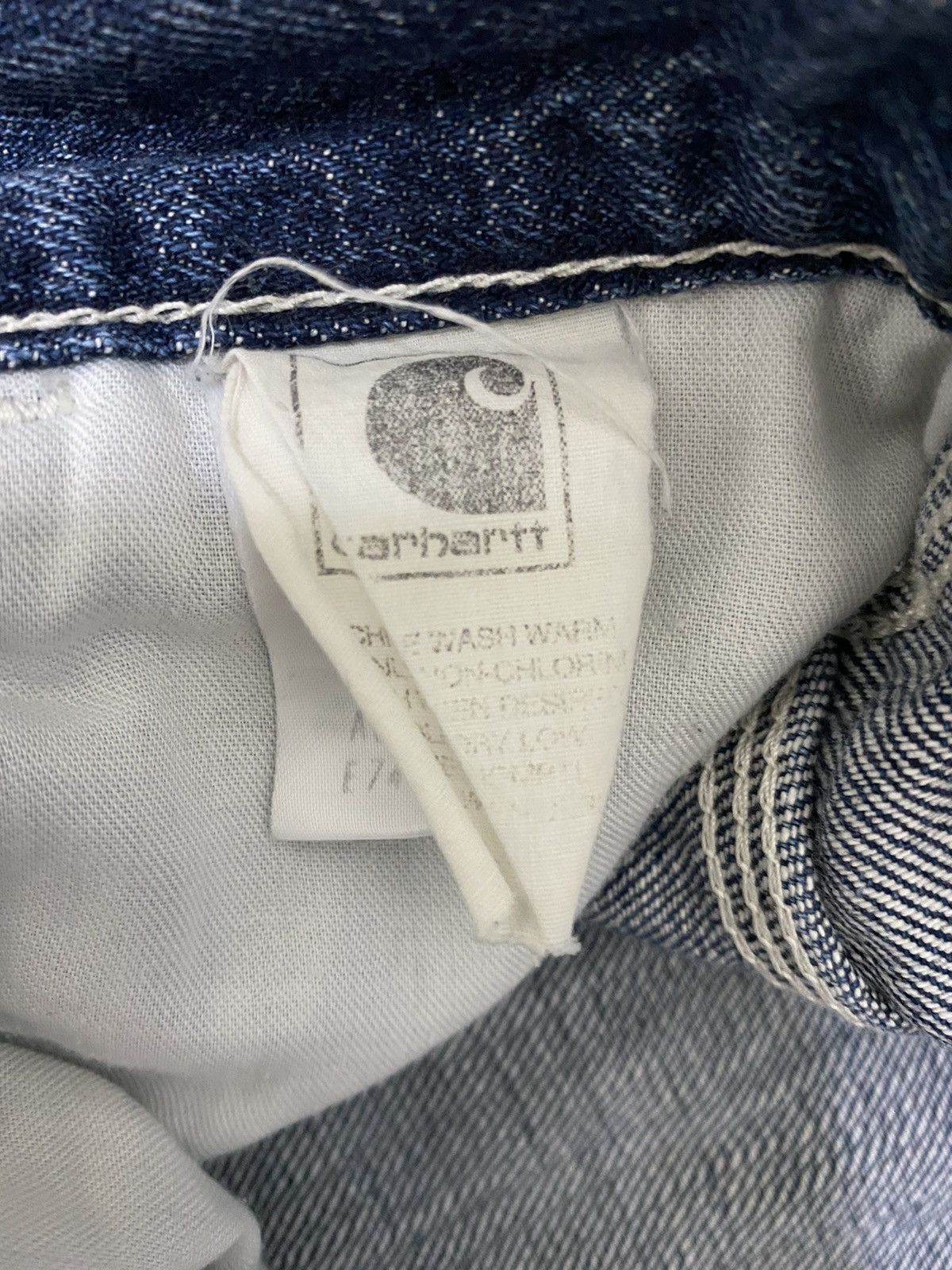 Carhartt Carhartt Distressed Carpenter Denim Pants (C2) Size US 30 / EU 46 - 8 Thumbnail