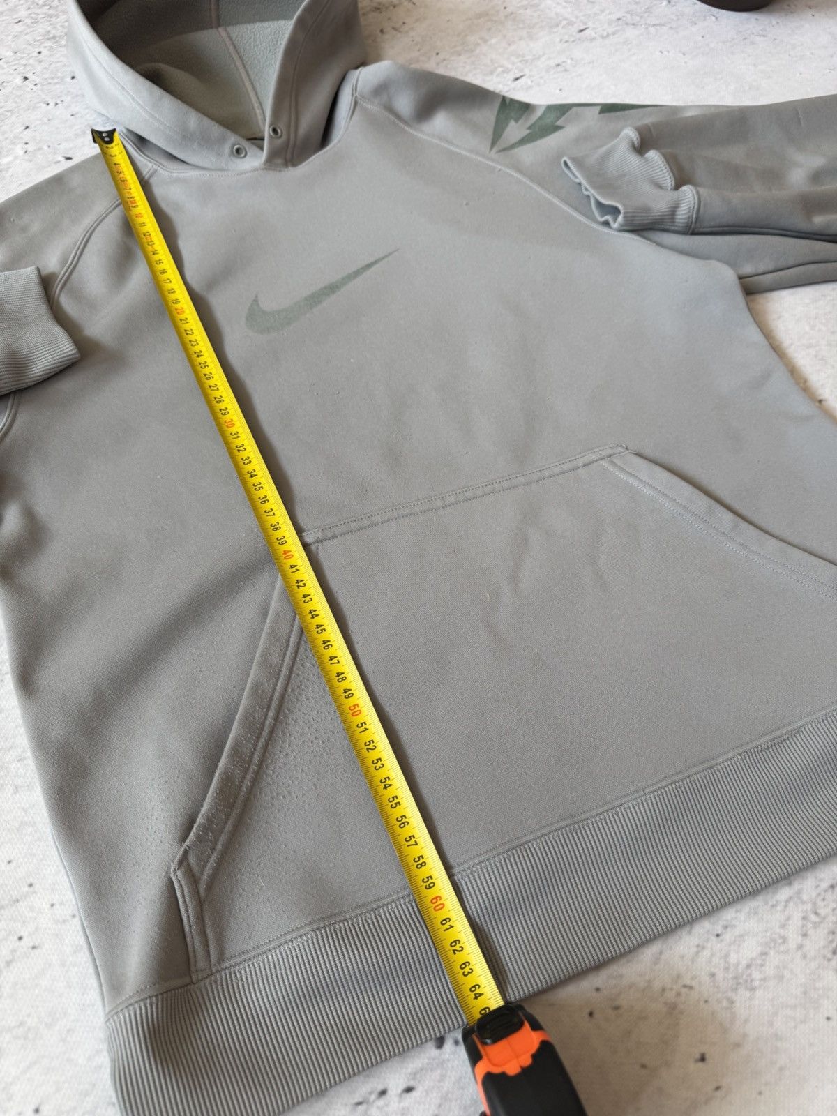 Nike × Vintage NIKE VINTAGE 00s y2k OVERSIZE BAGGY HOODIE CENTER LOGO Size US S / EU 44-46 / 1 - 9 Thumbnail