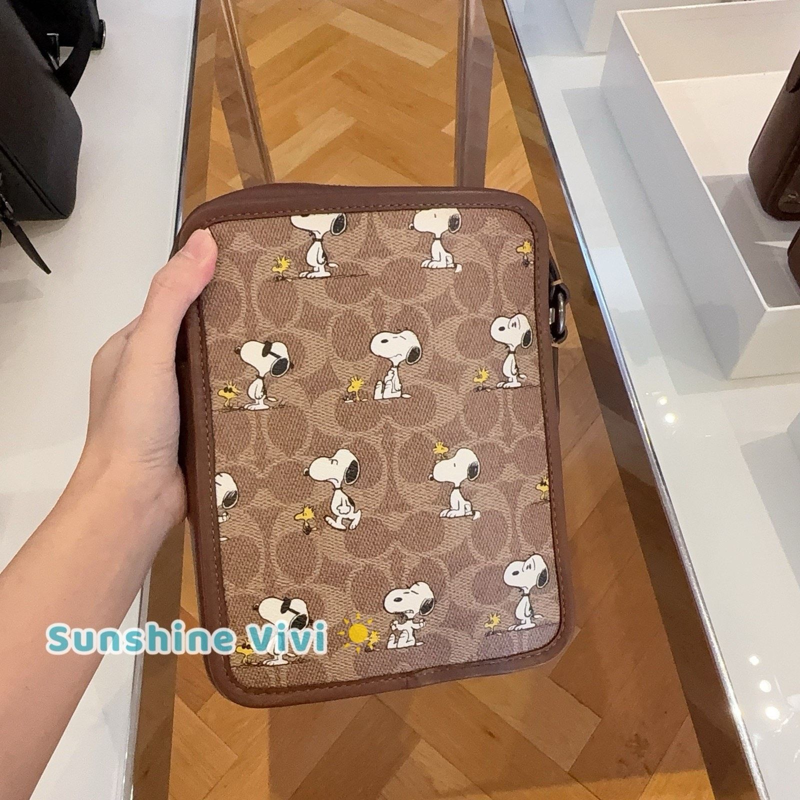 Coach NWT Coach X Peanuts Sullivan Crossbody Bag Snoopy CBK48 Size ONE SIZE - 1 Thumbnail