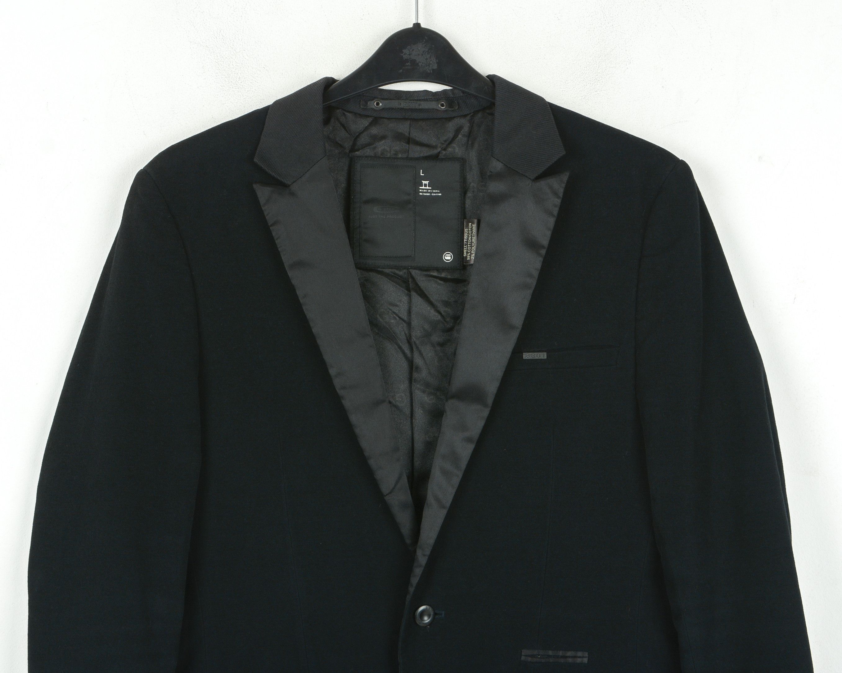 G-Star Mens L Men Blazer Sports Coat Jacket Suit 3301 Formal Size US L / EU 52-54 / 3 - 2 Thumbnail