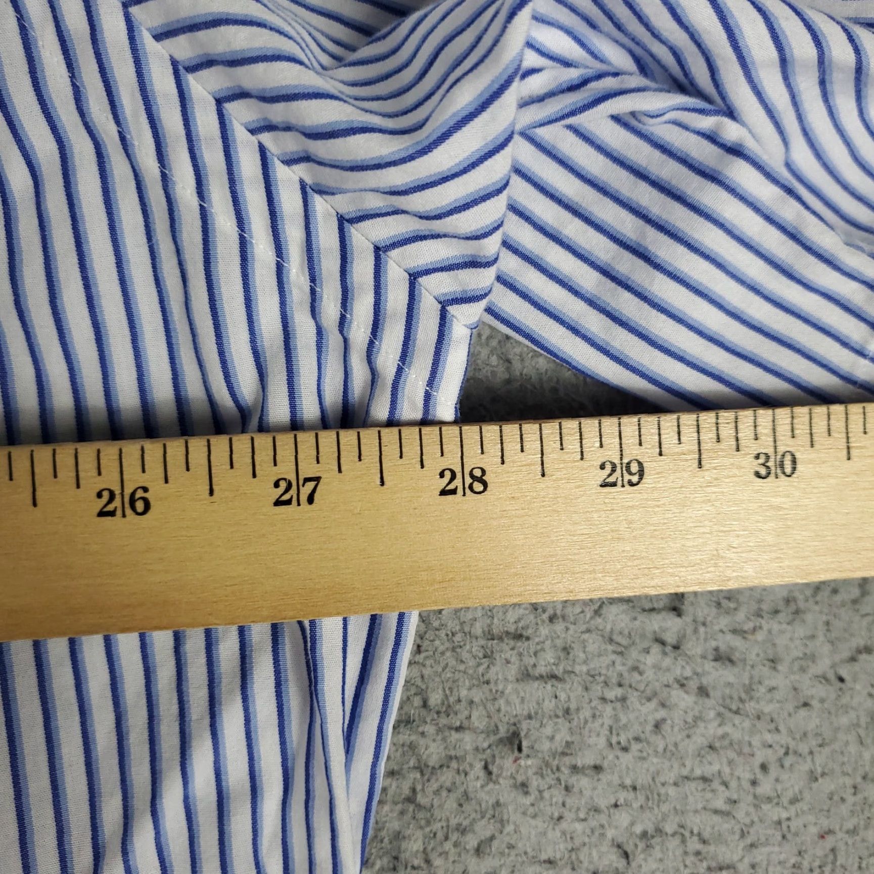 Ralph Lauren Ralph Lauren Button-Up Shirt Mens XL Blue Striped Casual Short Sleeve Size US XL / EU 56 / 4 - 6 Thumbnail