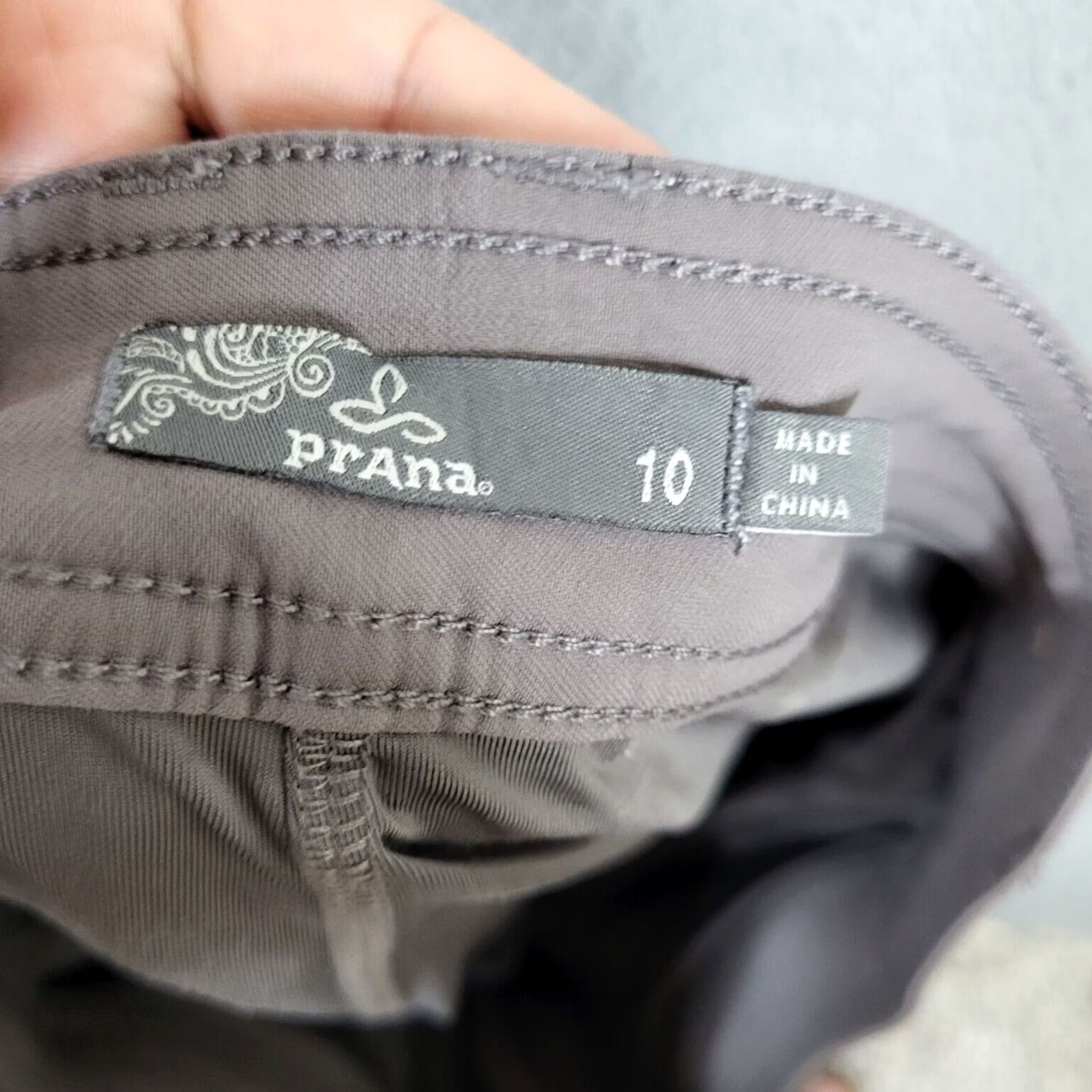 Prana Prana Women's Outdoor Grayish Brown Skort Size 10 Activewear Pants Elastic Waist Regular Color Brown Size ONE SIZE - 2 Thumbnail