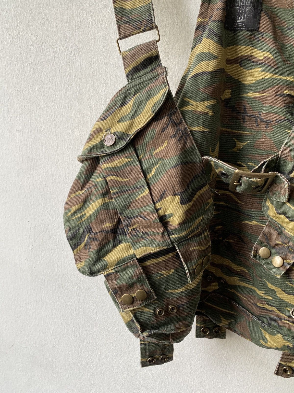 Dogtown × Vintage Vintage 90’s Dogtown Camo Tactical Vest Size US M / EU 48-50 / 2 - 8 Thumbnail