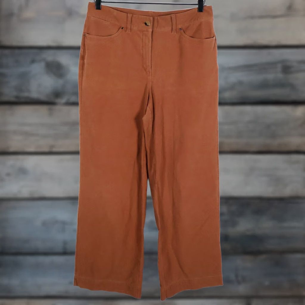 Lululemon Lululemon City Sleek Pants Womens 30 Roasted Brown Wide Leg High Rise W5ENJS Size 30" / US 8 / IT 44 - 1 Thumbnail