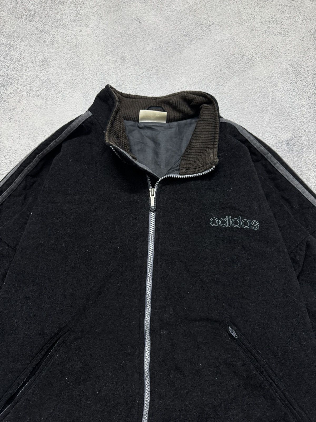 Adidas Vintage Y2k Adidas 🖤 Big Logo Bomber Jacket 90’s Size US M / EU 48-50 / 2 - 4 Thumbnail