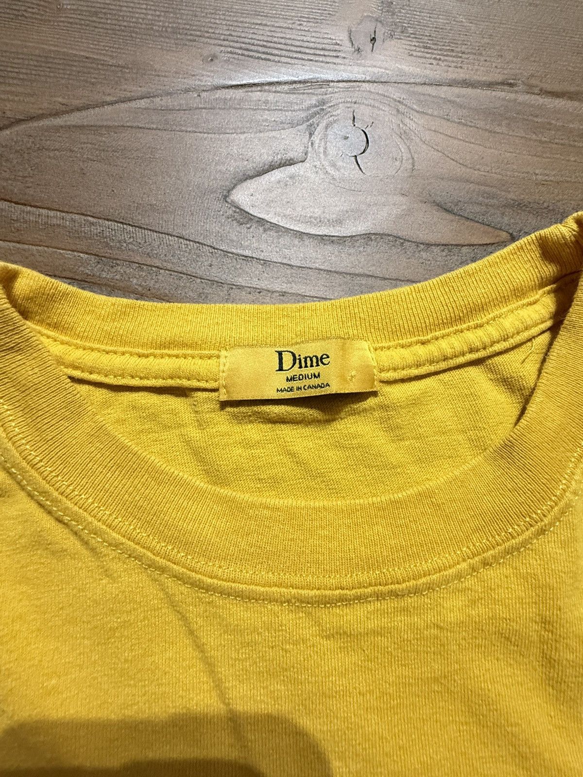 Dime Dime Yellow Tee Size US M / EU 48-50 / 2 - 2 Thumbnail