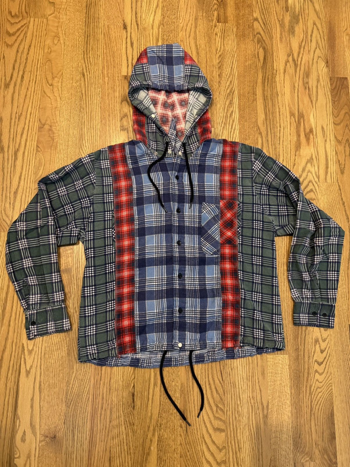 Takahiromiyashita The Soloist. Takahiromiyashita The Soloist Hooded Button Up Shirt Jacket Size US M / EU 48-50 / 2 - 2 Thumbnail