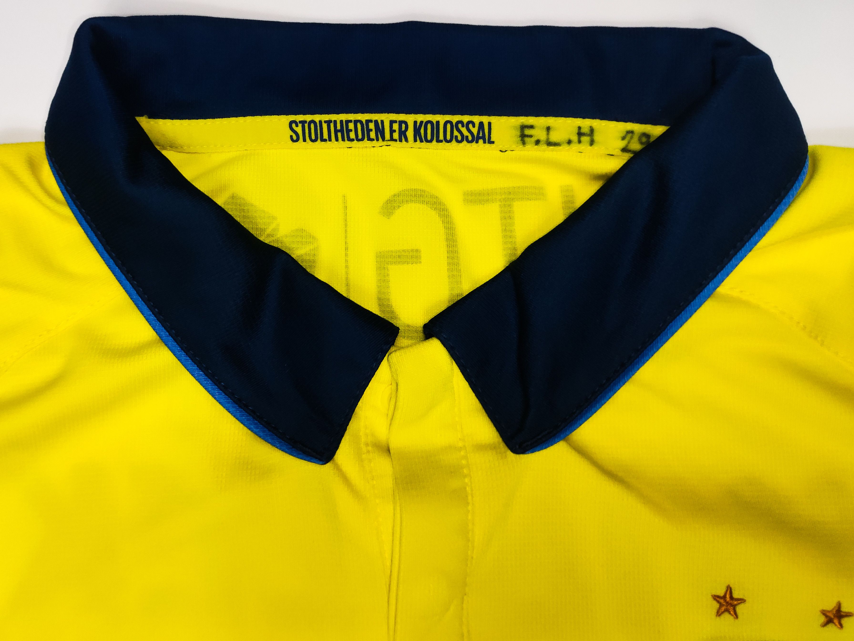 Hummel Kamil Wilczek #20 Brøndby IF 2019 2020 Hummel Home Shirt Size US L / EU 52-54 / 3 - 3 Thumbnail