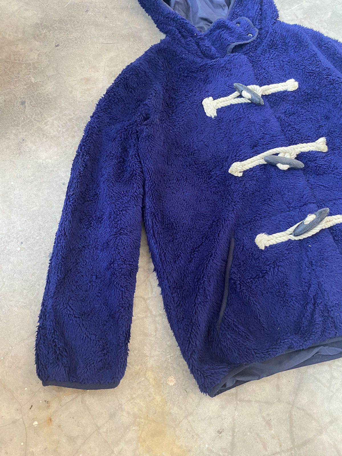 ISSEY MIYAKE MERCIBEAUCOUP DEEP PILE SHERPA JACKET
