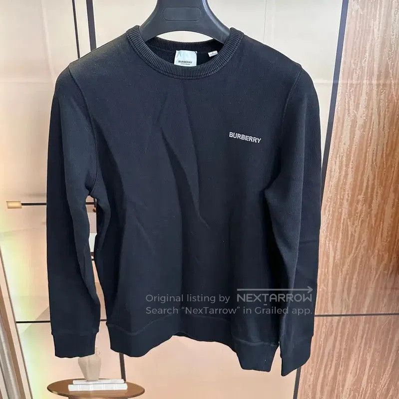 Burberry Burberry Black Cotton Women's Sweatshirt. Size S / US 4 / IT 40 - 2 Thumbnail